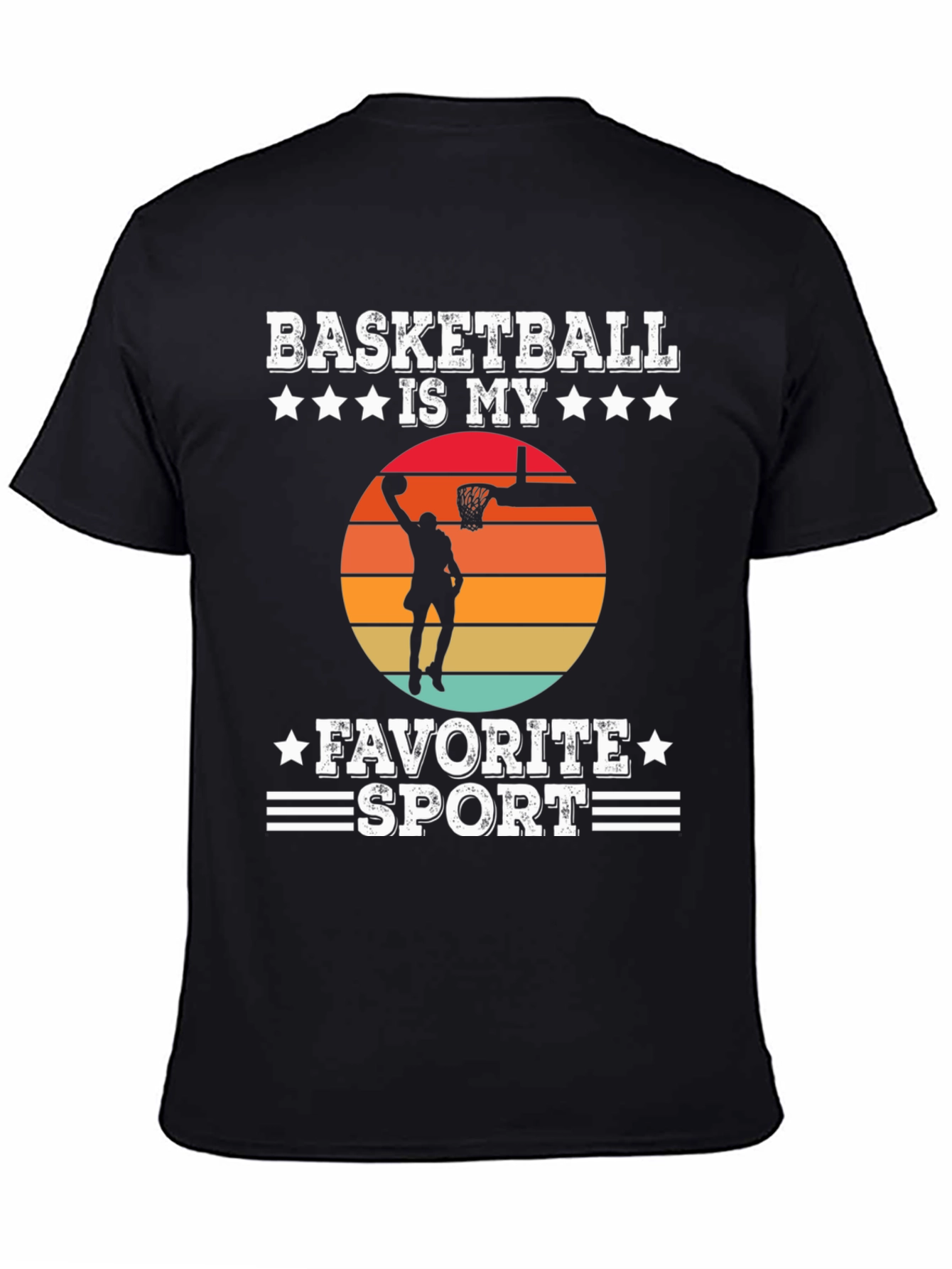 Basketball Is My Favorite Sport Graphic T-Shirt