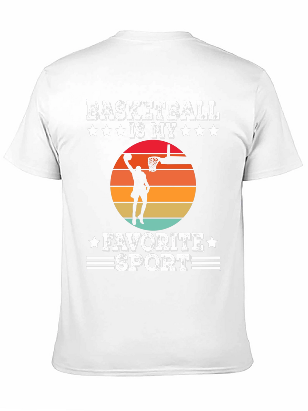 Basketball Is My Favorite Sport Graphic T-Shirt