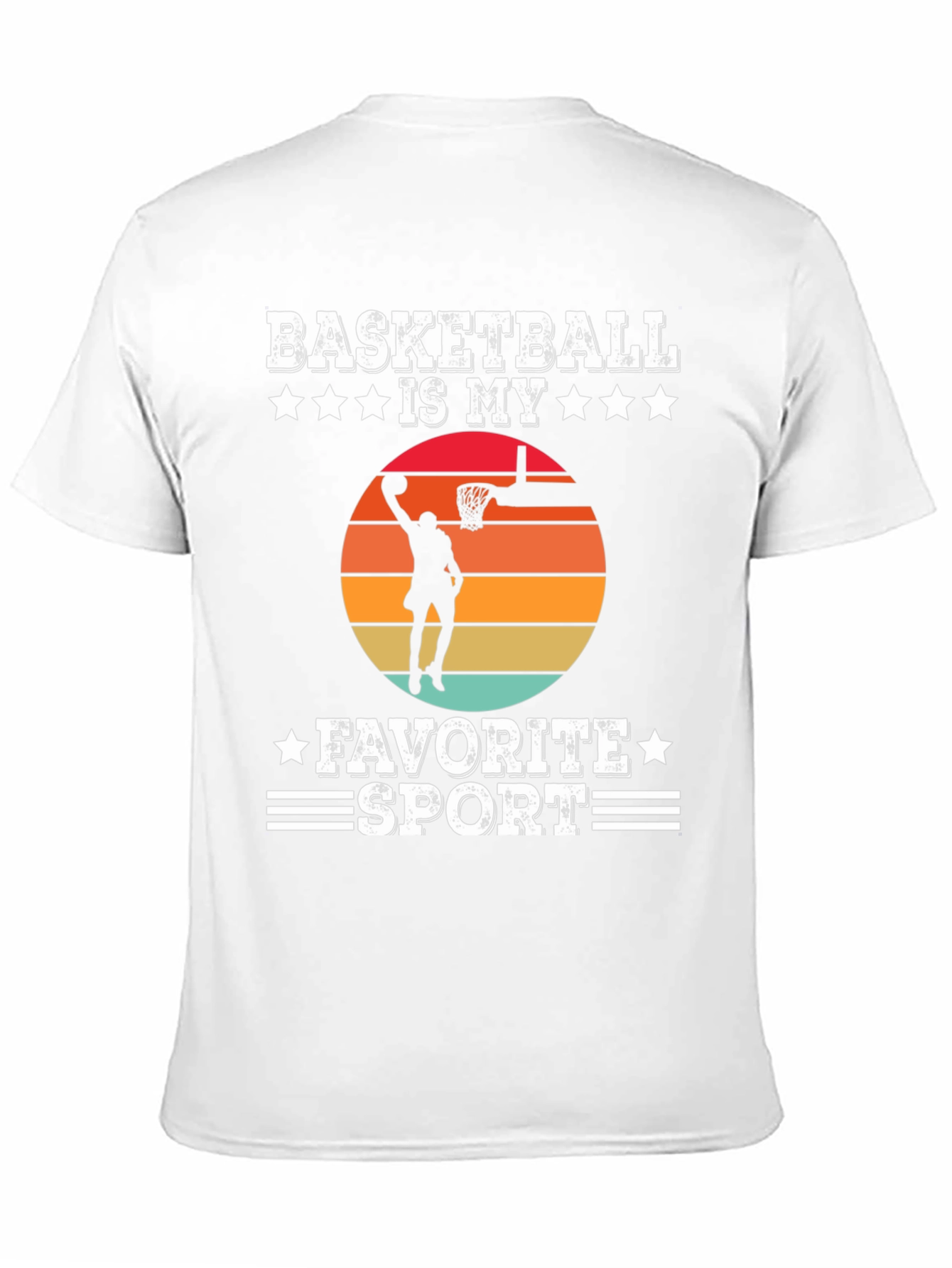 Basketball Is My Favorite Sport Graphic T-Shirt