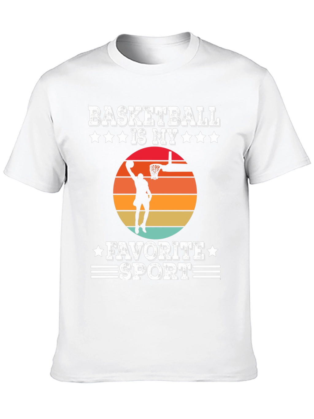 Basketball Is My Favorite Sport Graphic T-Shirt