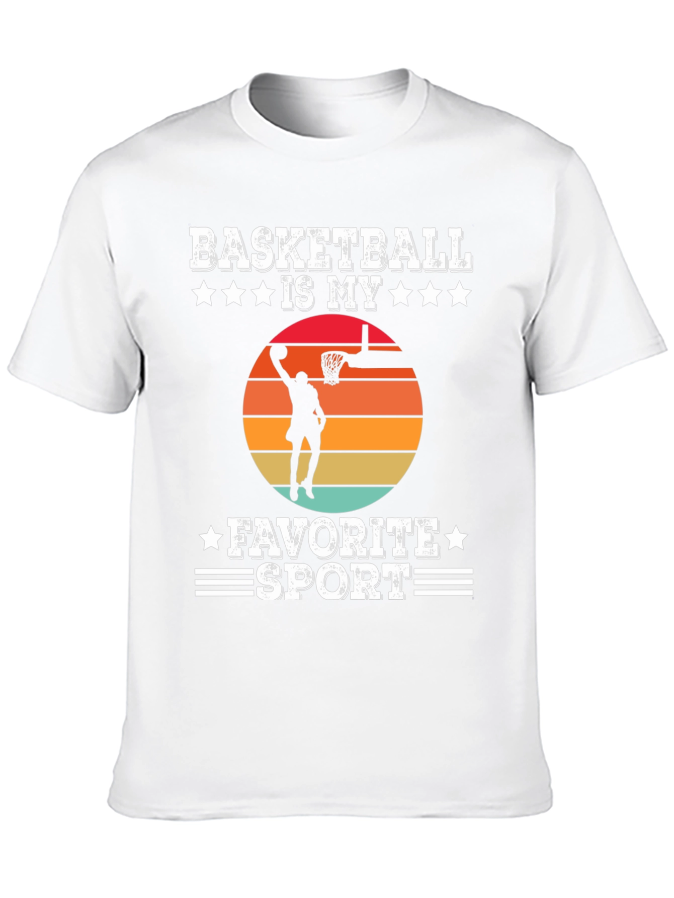 Basketball Is My Favorite Sport Graphic T-Shirt