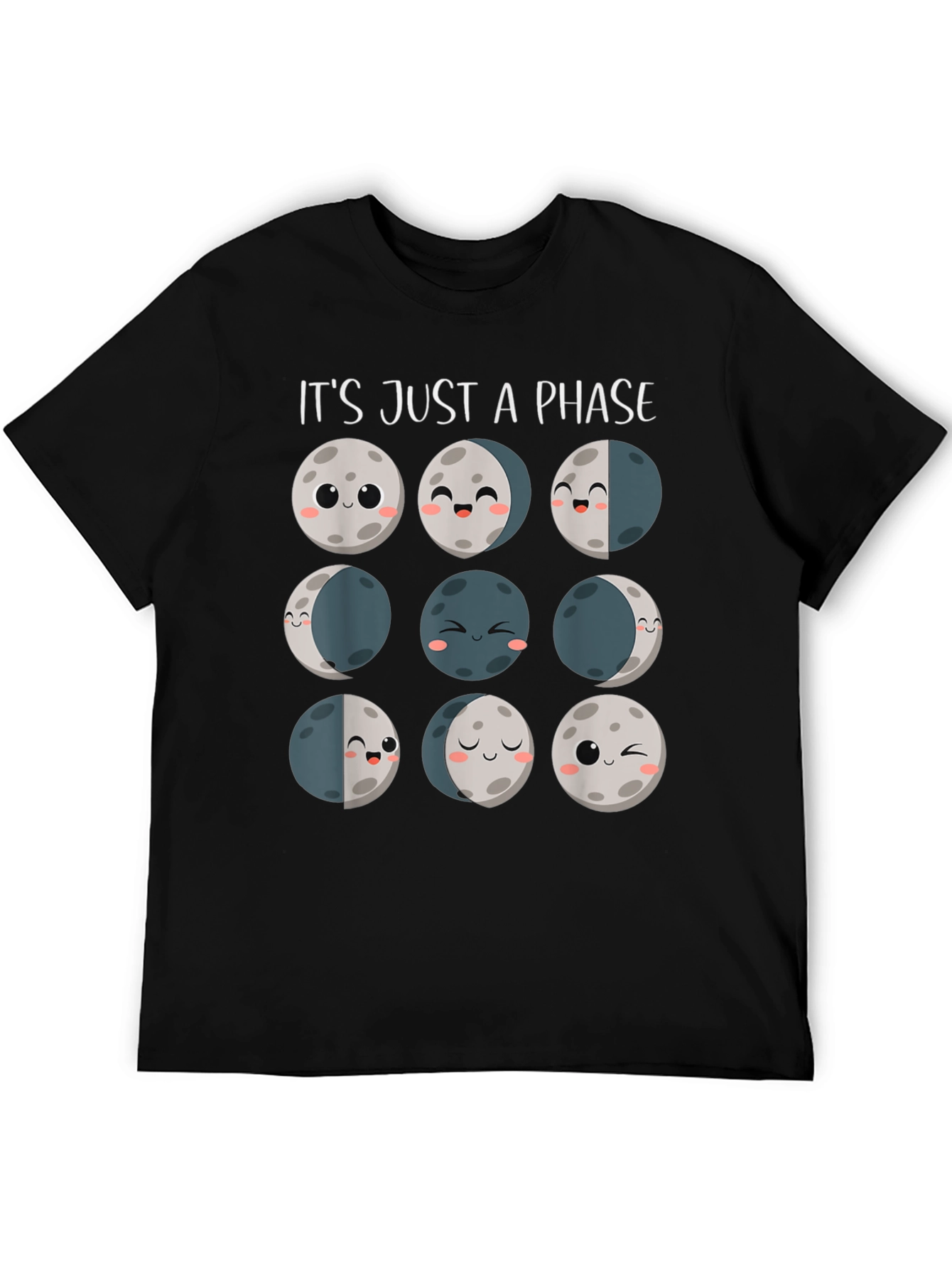 Its Just a Phase Moon Graphic T-Shirt