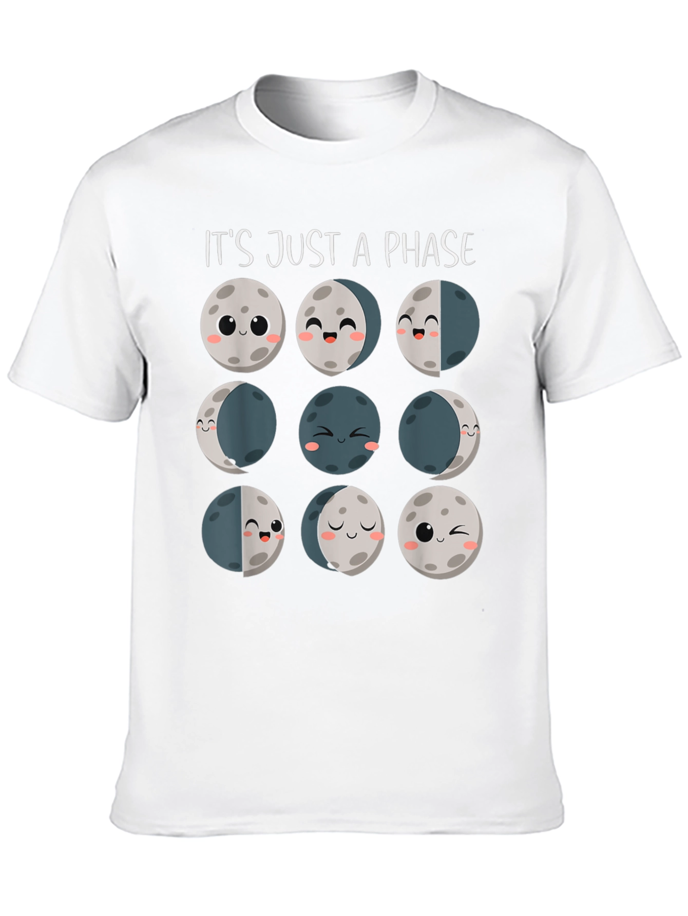 Its Just a Phase Moon Graphic T-Shirt