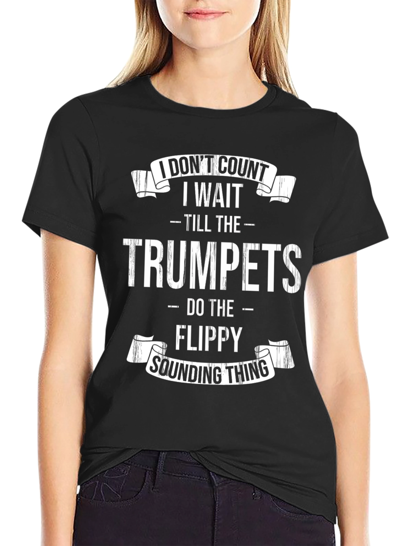 Trumpet Humor Graphic Tee for Musicians