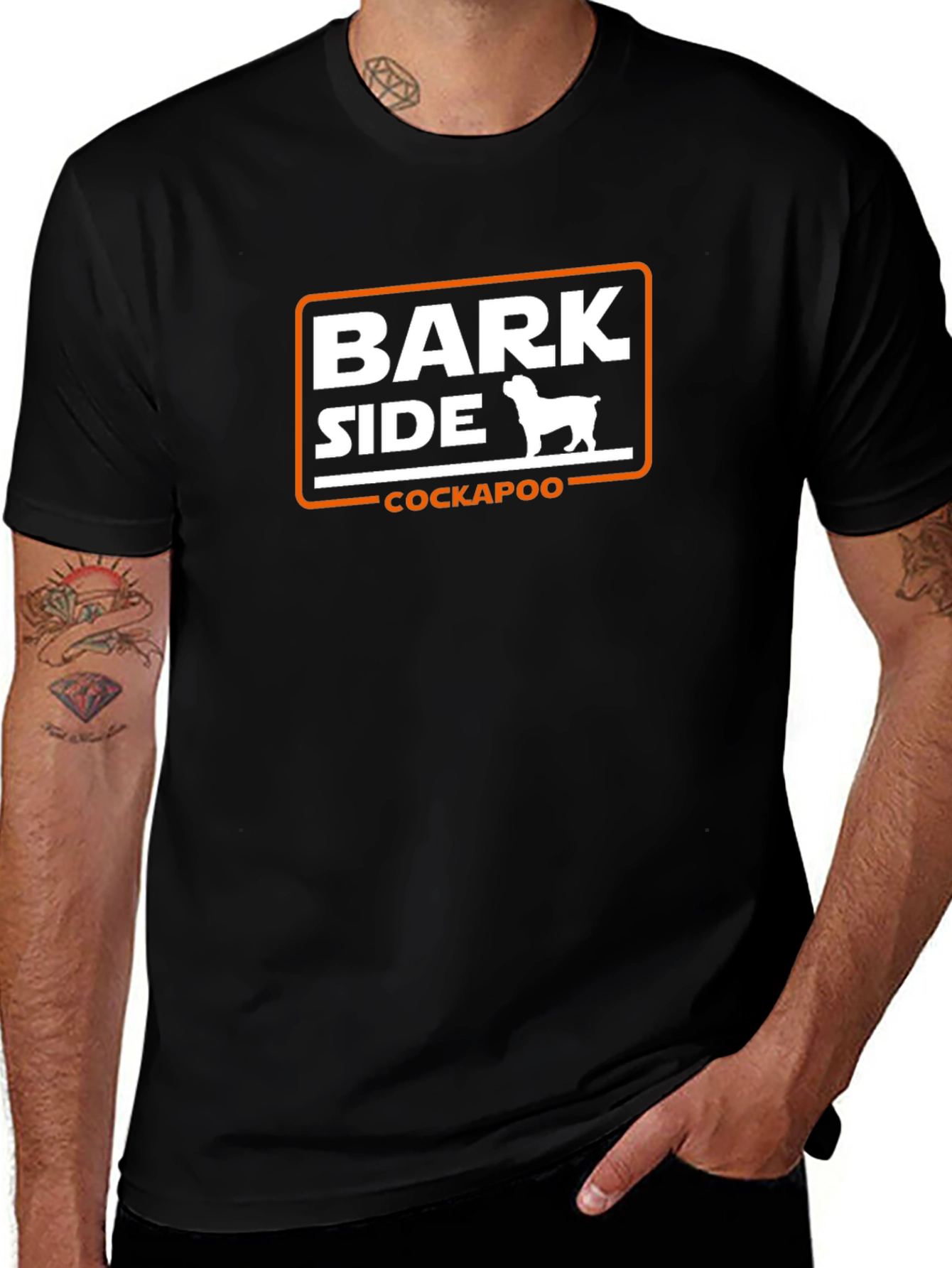 Bark Side Cockapoo T-Shirt - Dog Lover Tee