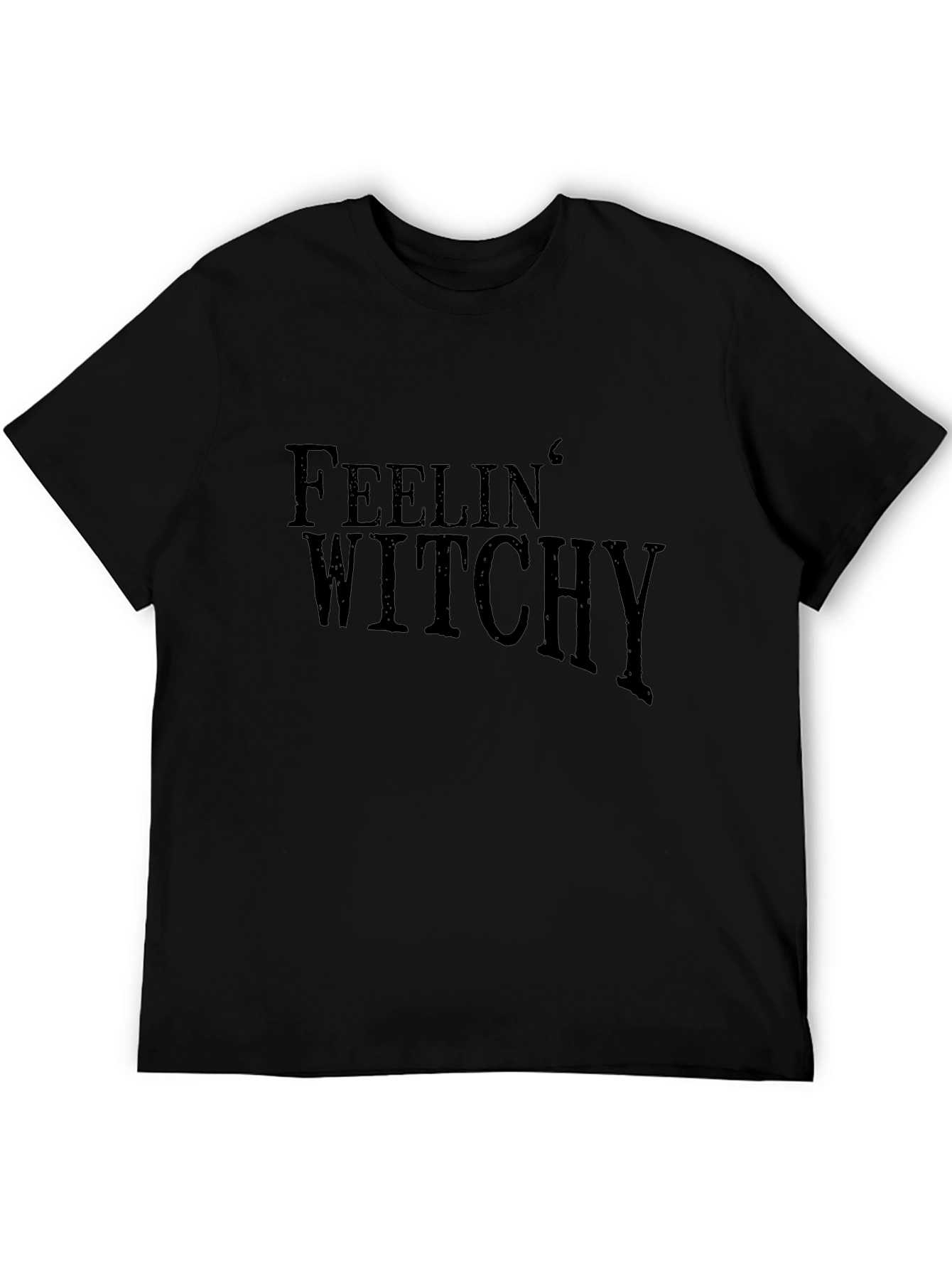 Feelin Witchy Black Graphic Tee