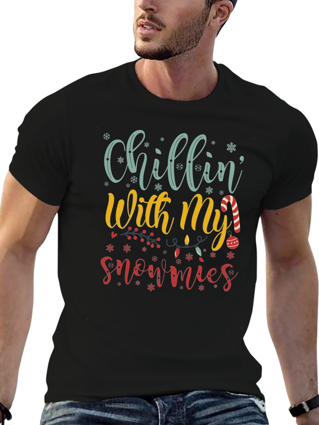 Chillin With My Snowmies Graphic Tee