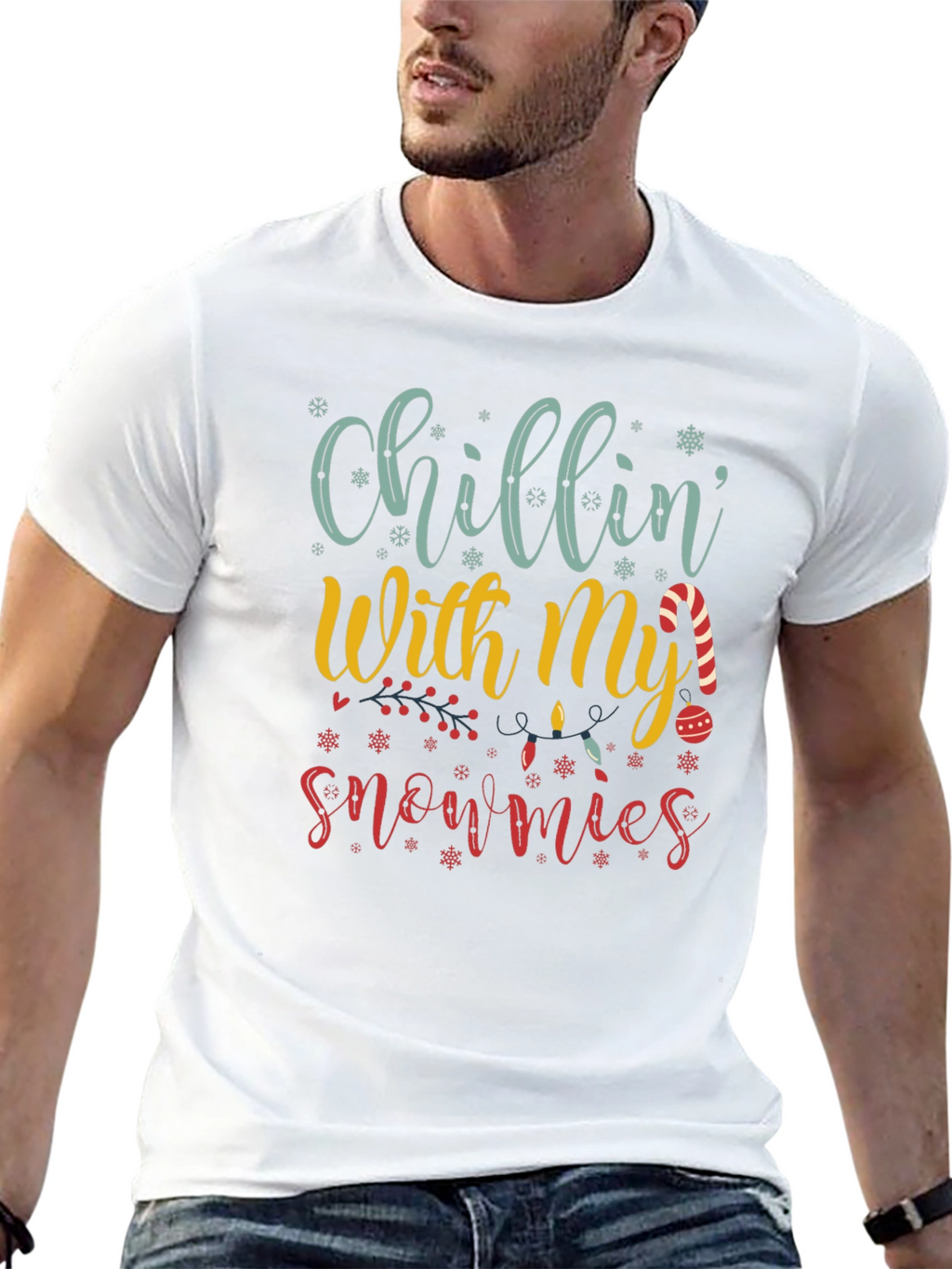 Chillin With My Snowmies Graphic Tee