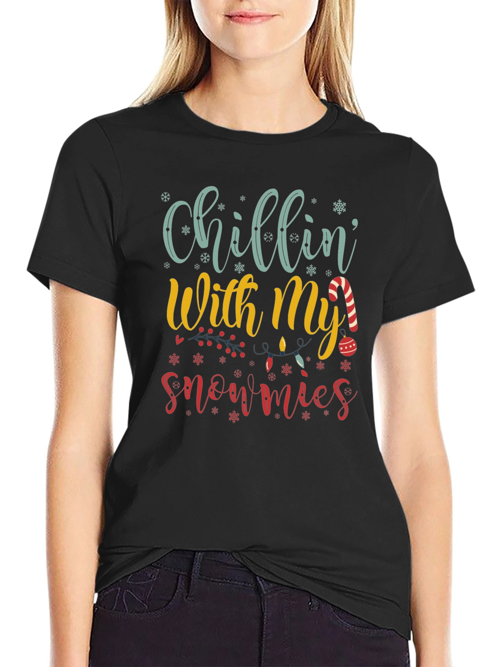 Chillin With My Snowmies Graphic Tee