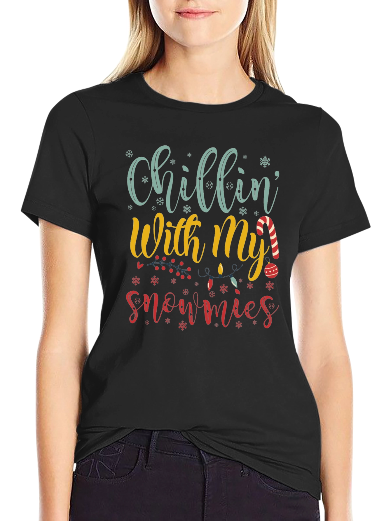 Chillin With My Snowmies Graphic Tee