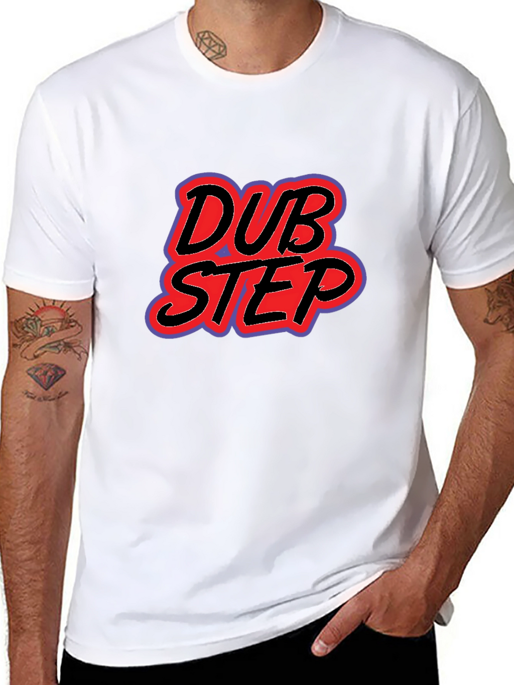 Dubstep Graphic Tee - Bold Design Casual Comfort