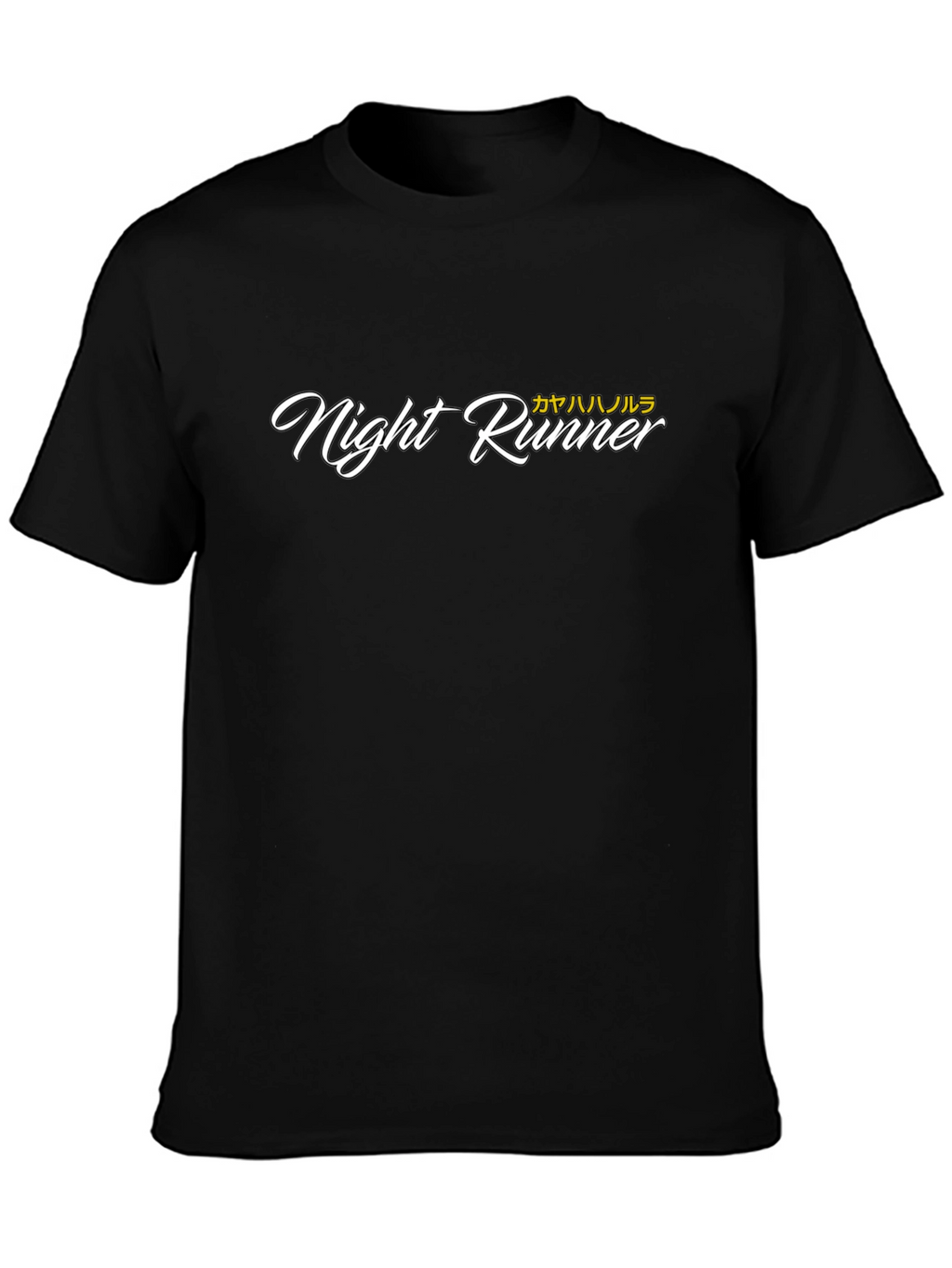 Night Runner Graphic Tee - Soft Cotton Blend