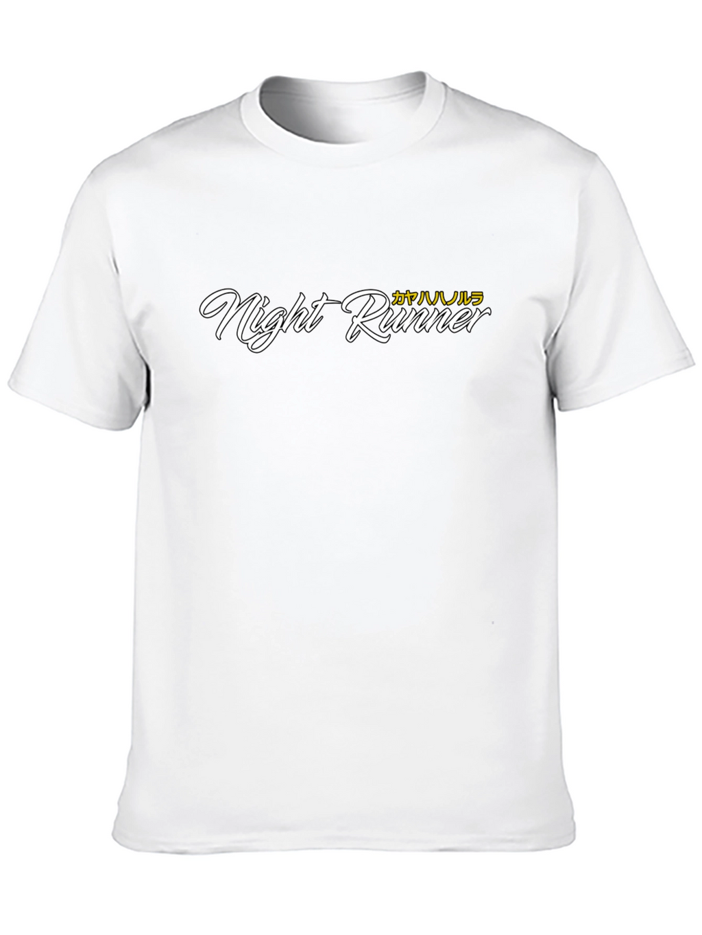 Night Runner Graphic Tee - Soft Cotton Blend