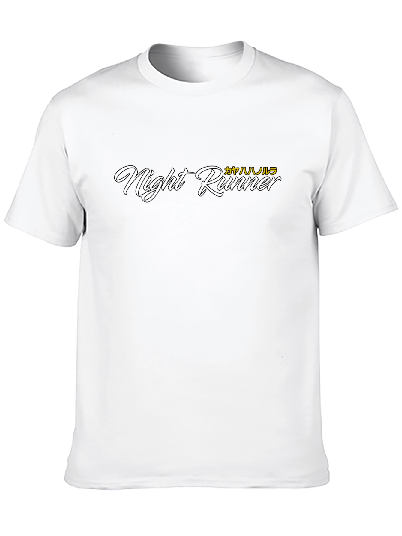 Night Runner Graphic Tee - Soft Cotton Blend