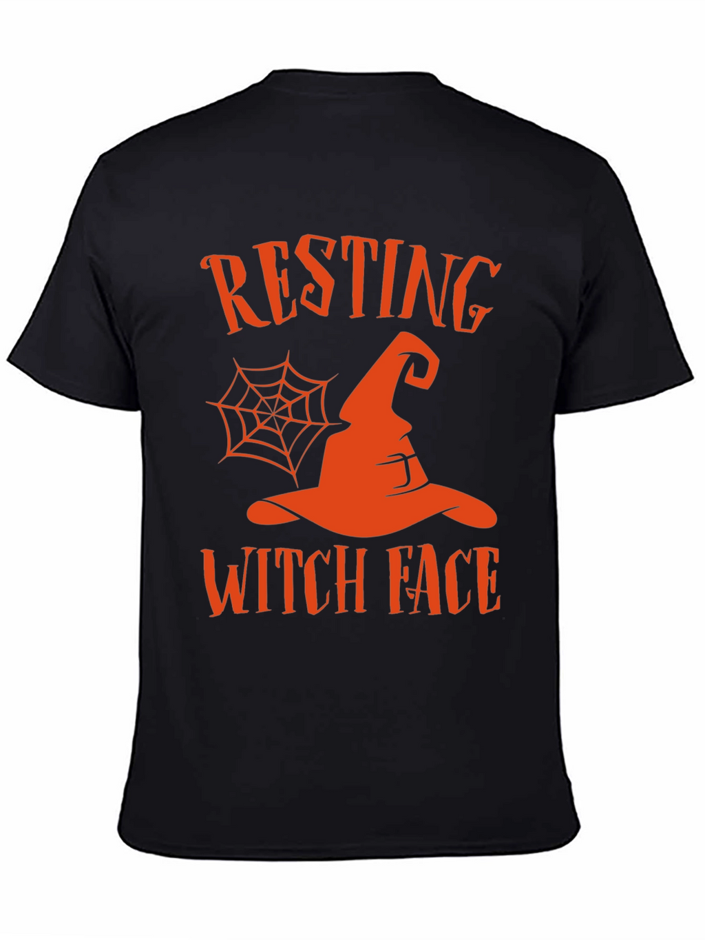 Resting Witch Face Halloween Graphic Tee