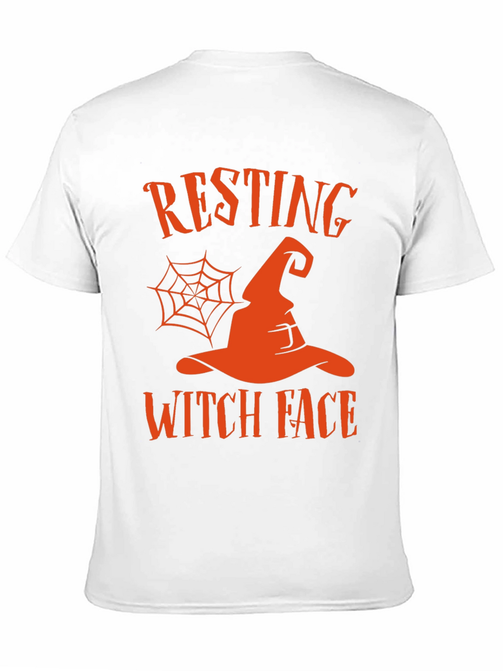 Resting Witch Face Halloween Graphic Tee