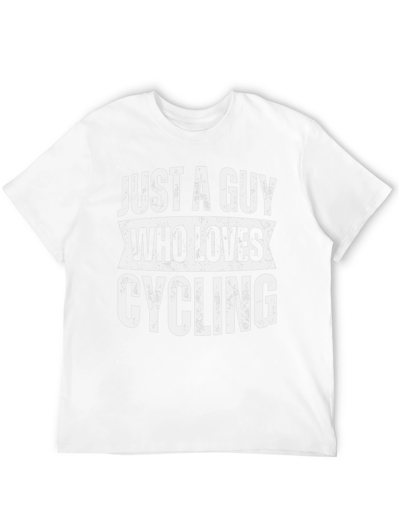 Cycling Enthusiast T-Shirt - Just A Guy Who Loves Cycling