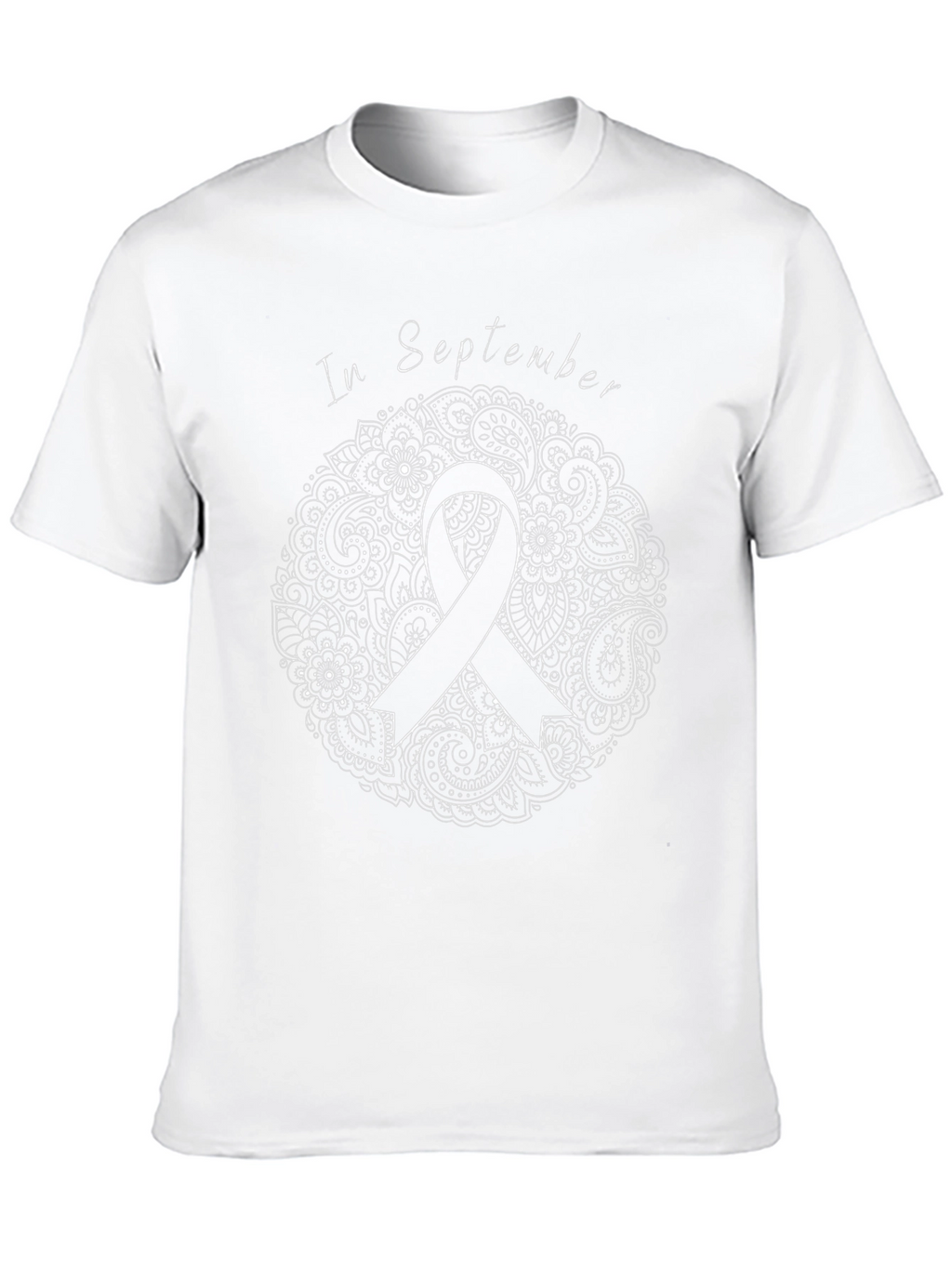 In September Awareness Ribbon Graphic Tee