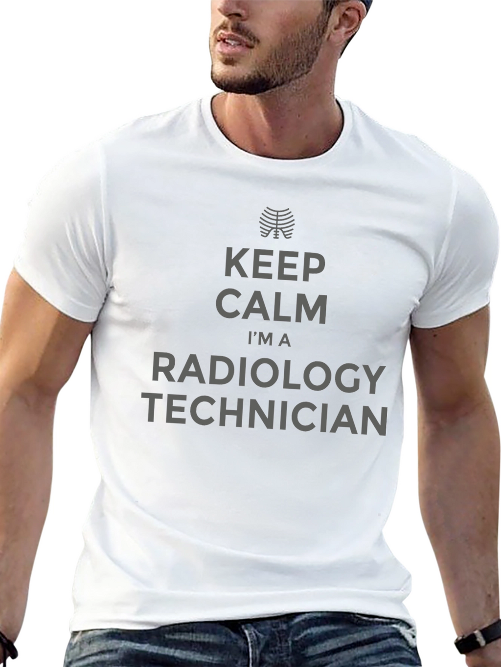 Radiology Technician T-Shirt - Keep Calm Design