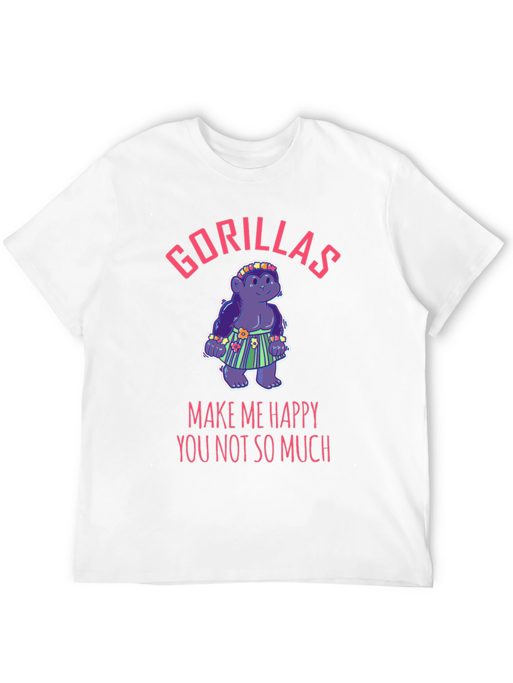 Gorillas Make Me Happy T-Shirt