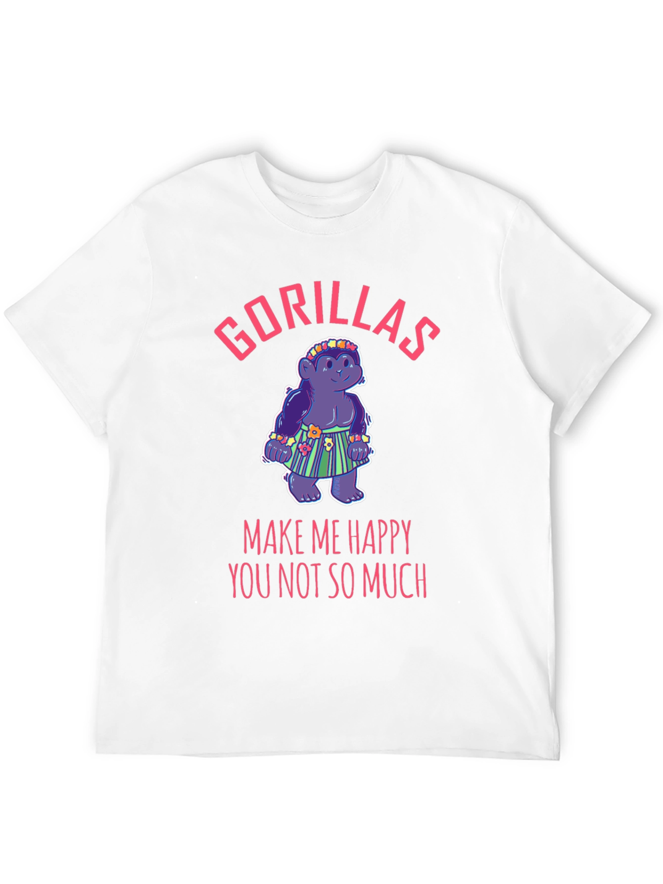 Gorillas Make Me Happy T-Shirt