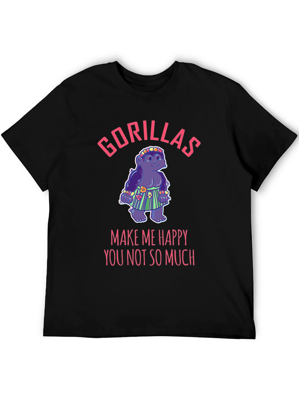 Gorillas Make Me Happy T-Shirt