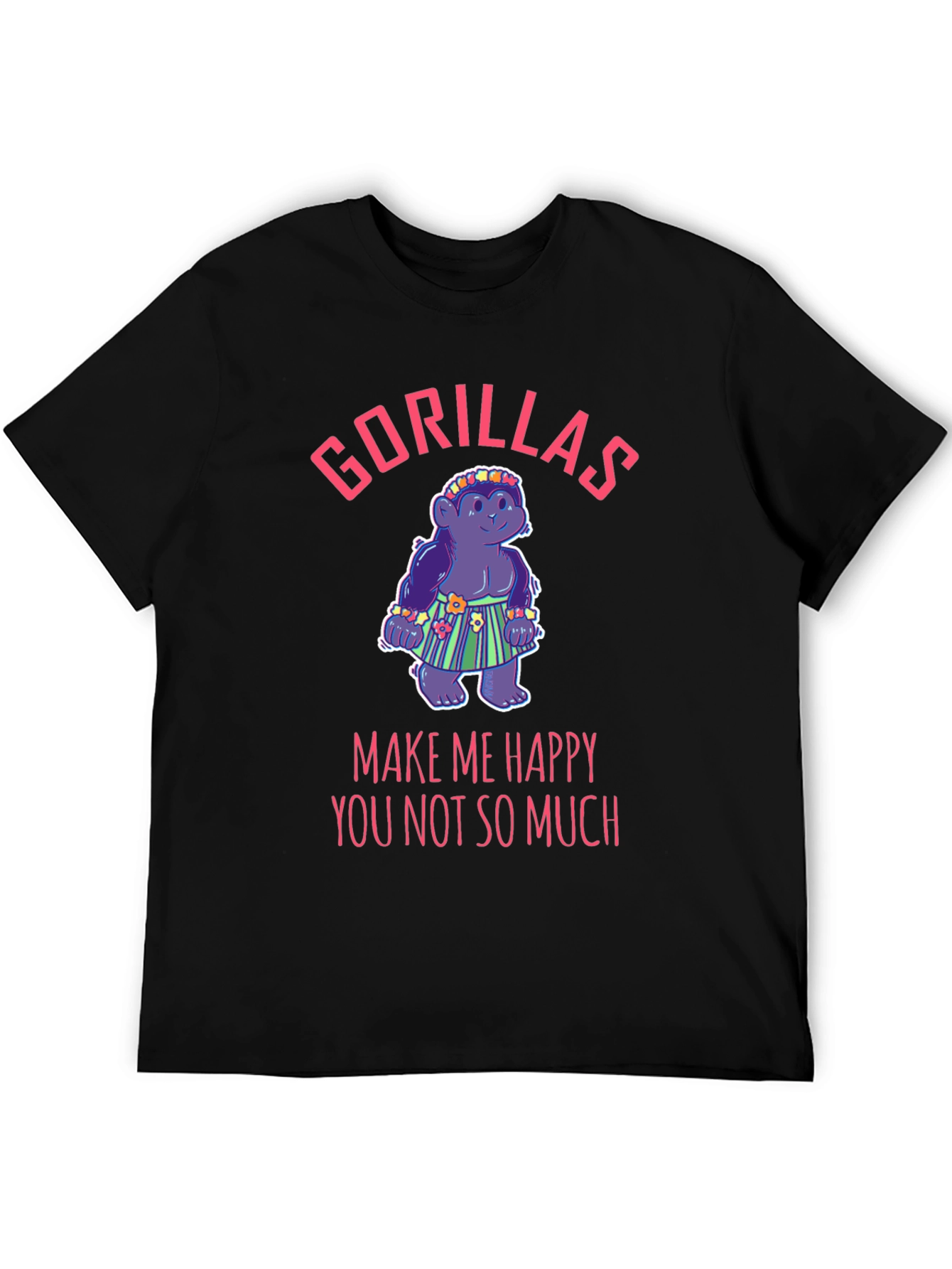 Gorillas Make Me Happy T-Shirt