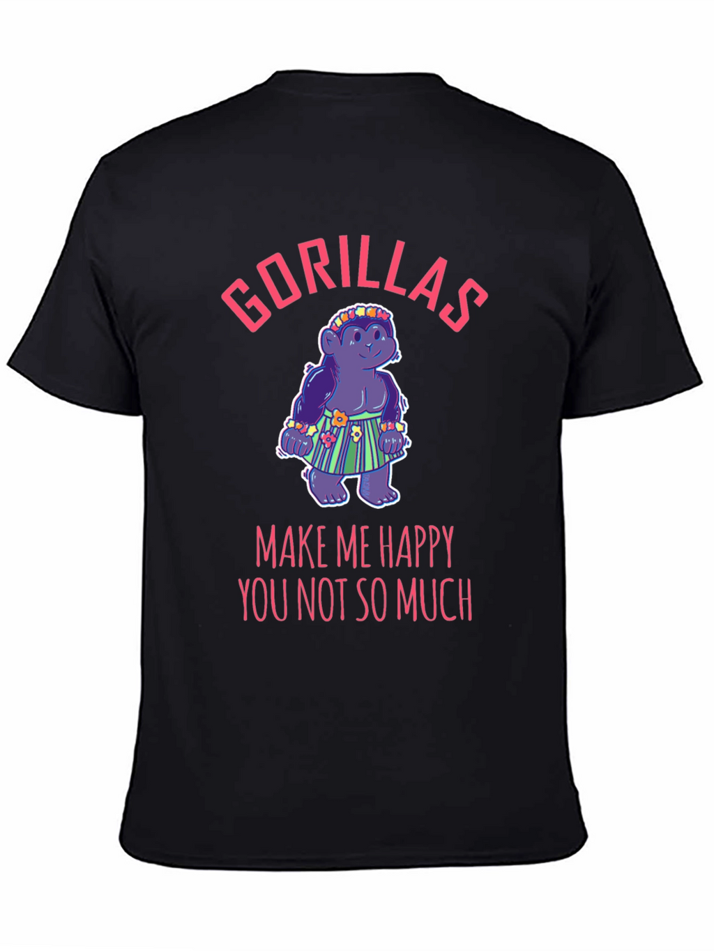 Gorillas Make Me Happy T-Shirt