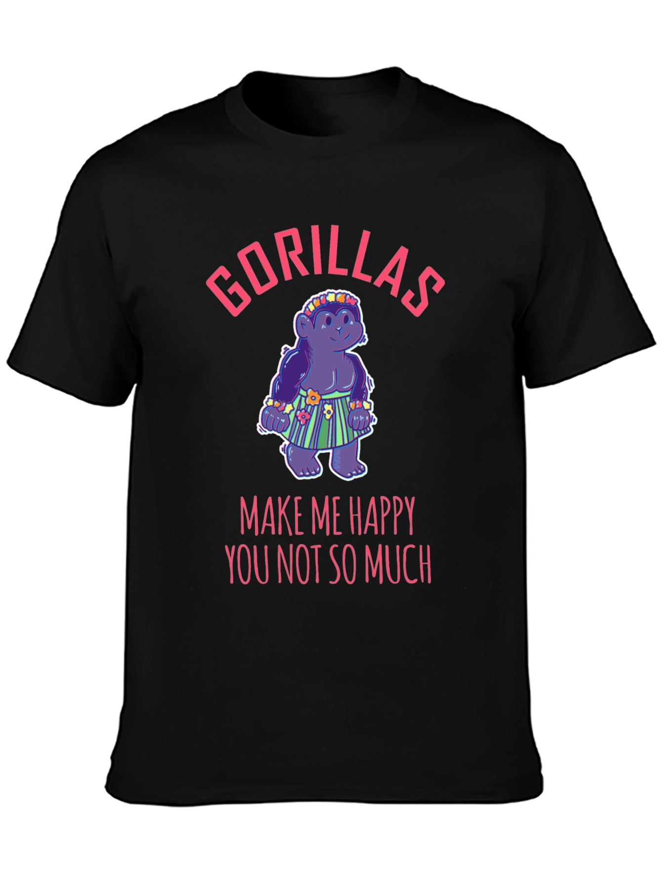 Gorillas Make Me Happy T-Shirt