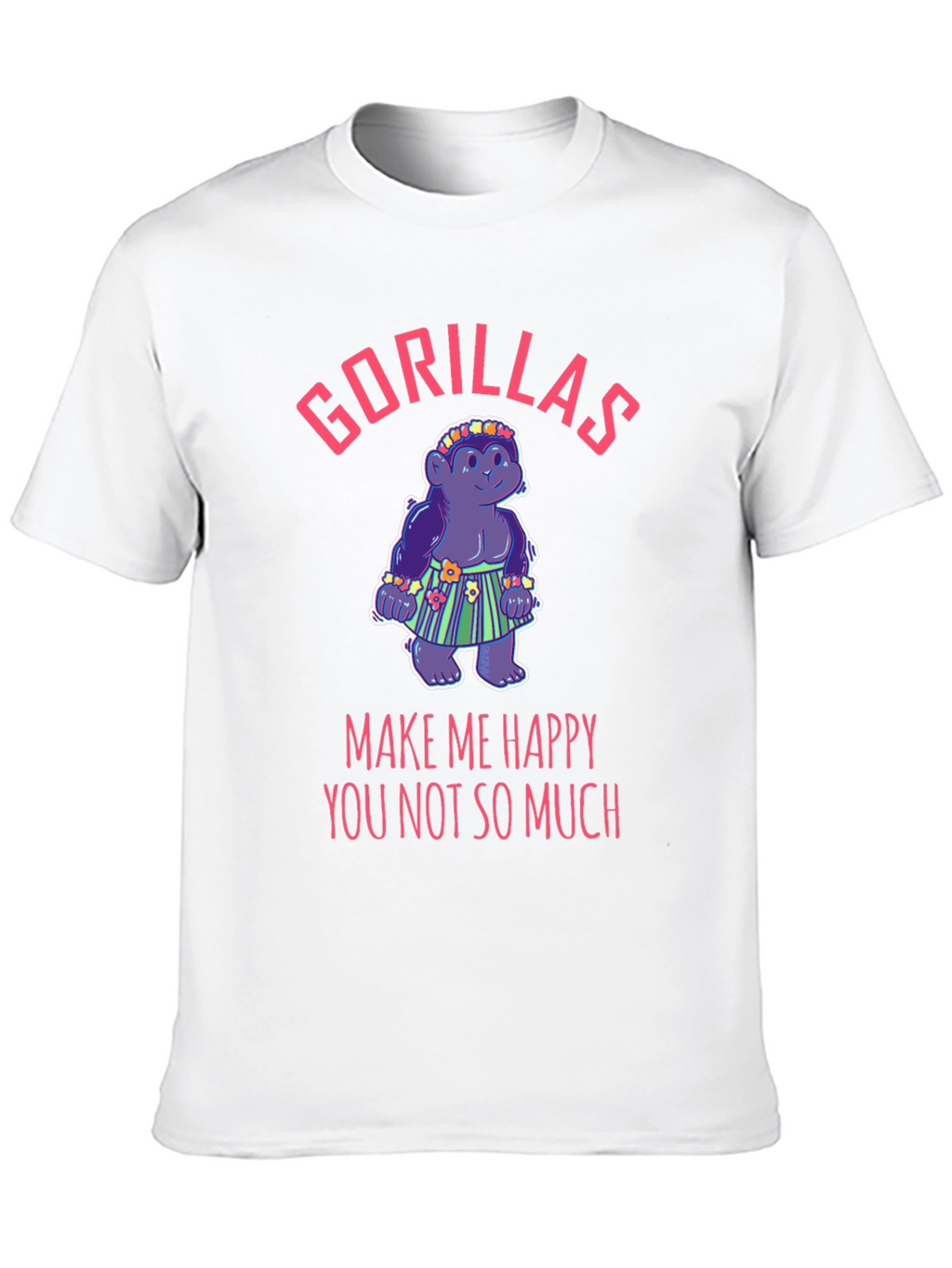 Gorillas Make Me Happy T-Shirt