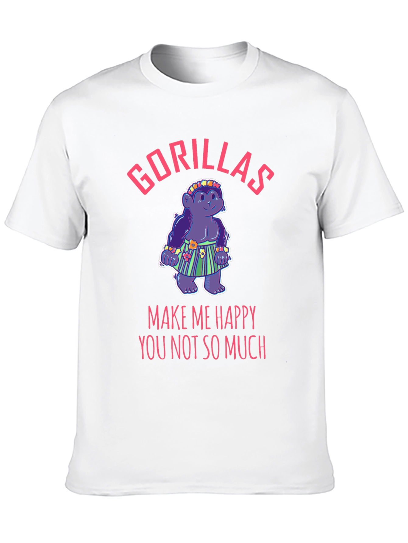 Gorillas Make Me Happy T-Shirt