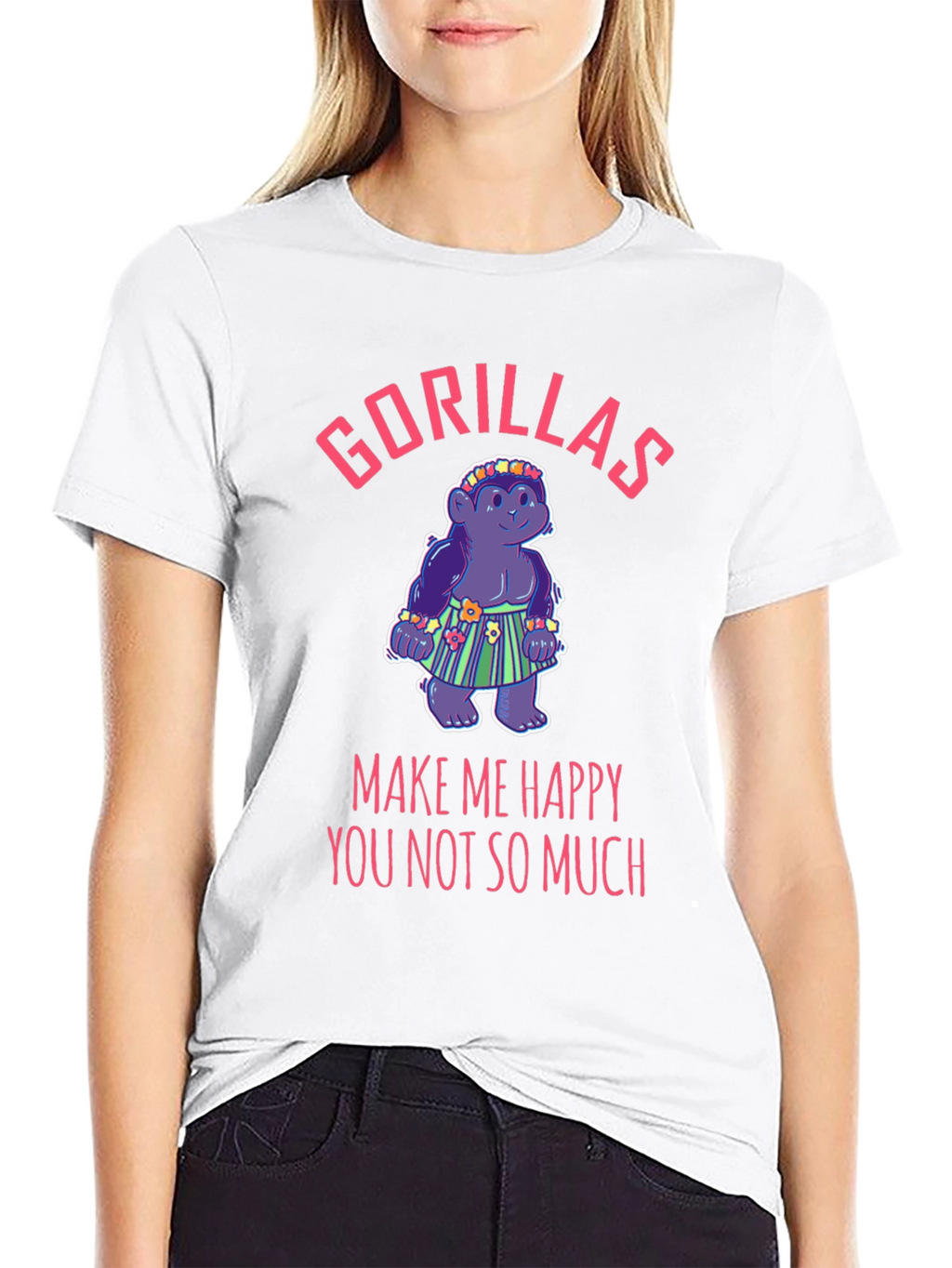 Gorillas Make Me Happy T-Shirt