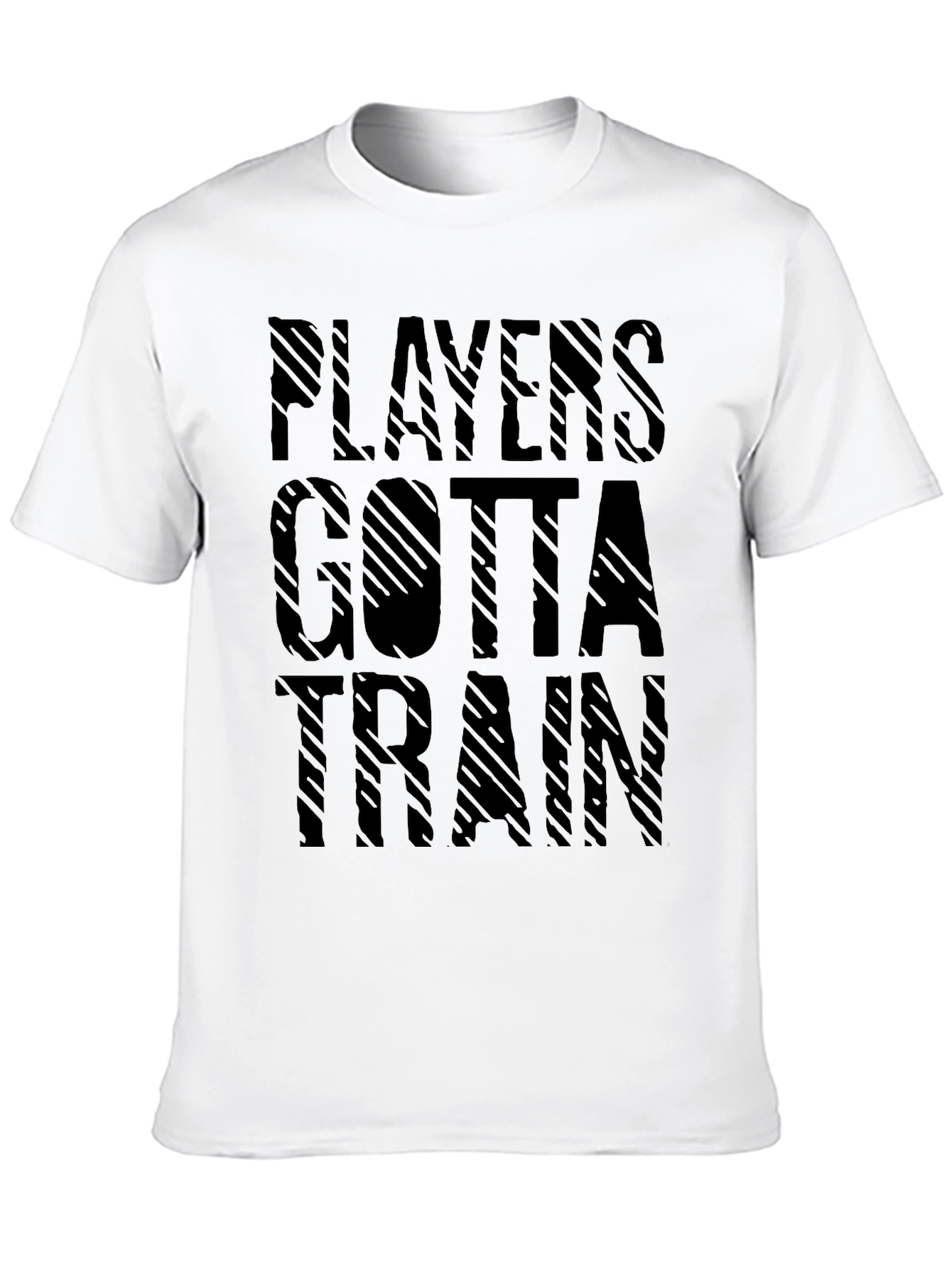 Players Gotta Train Black T-Shirt - Athletic Style