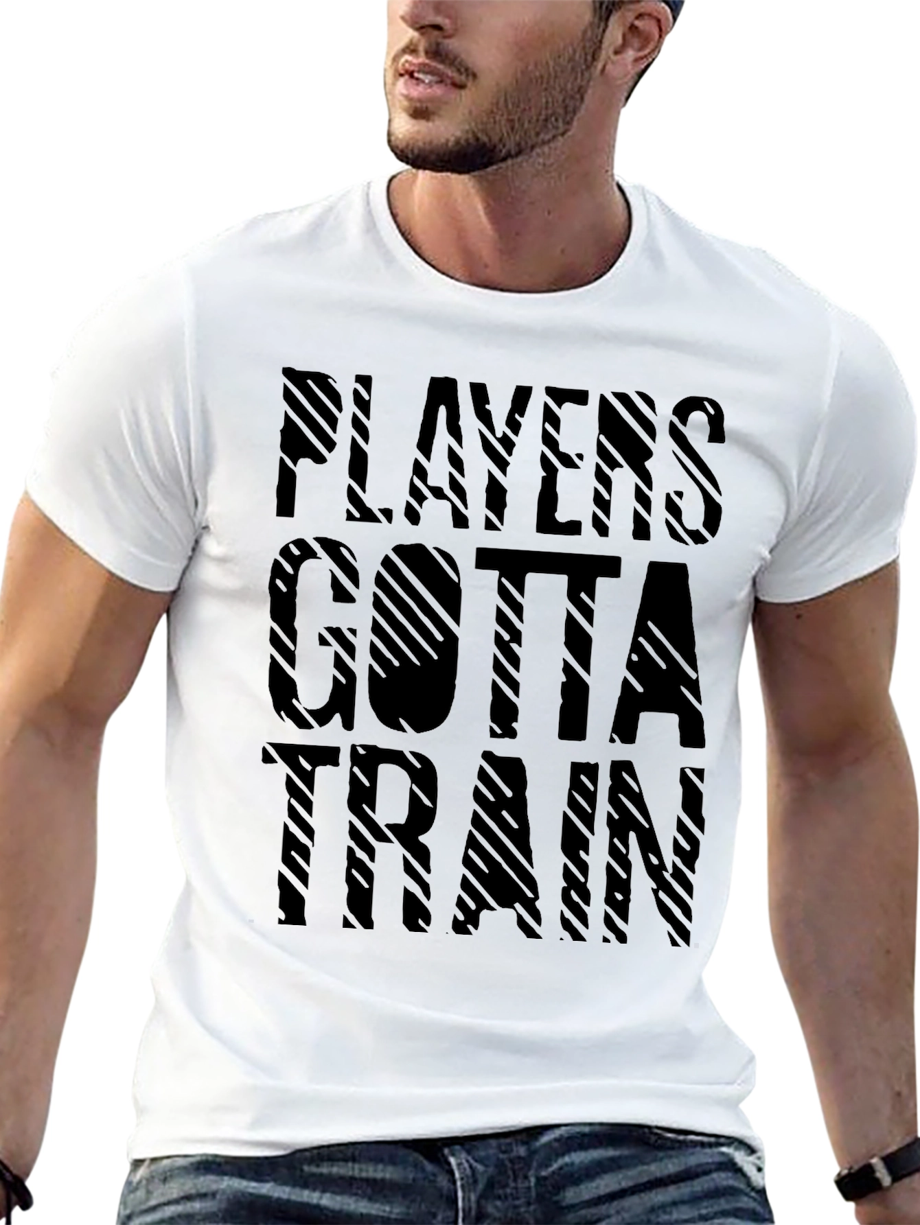 Players Gotta Train Black T-Shirt - Athletic Style