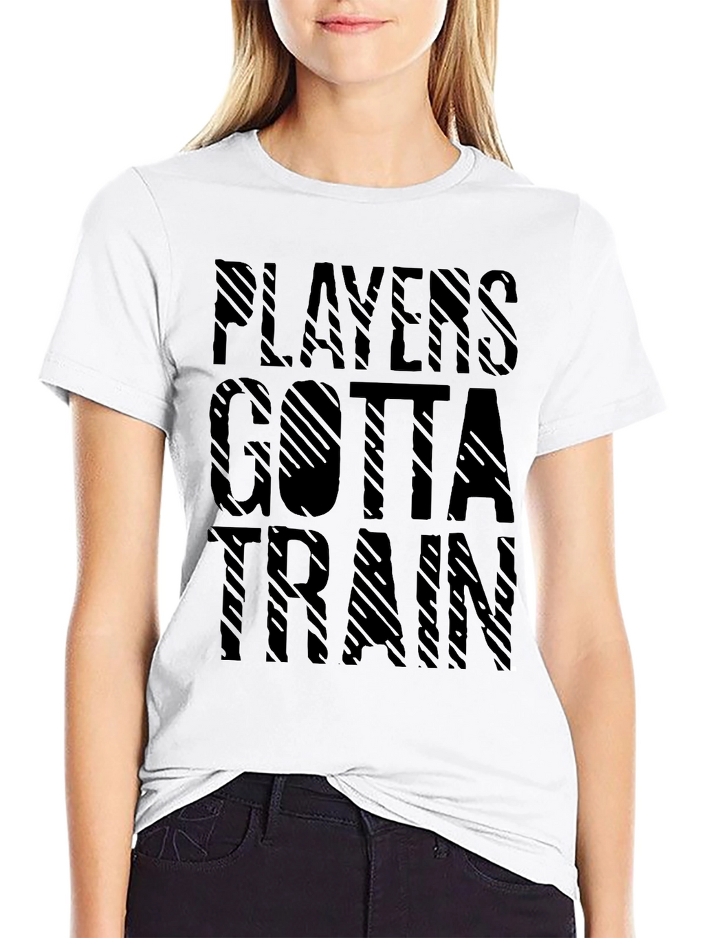 Players Gotta Train Black T-Shirt - Athletic Style