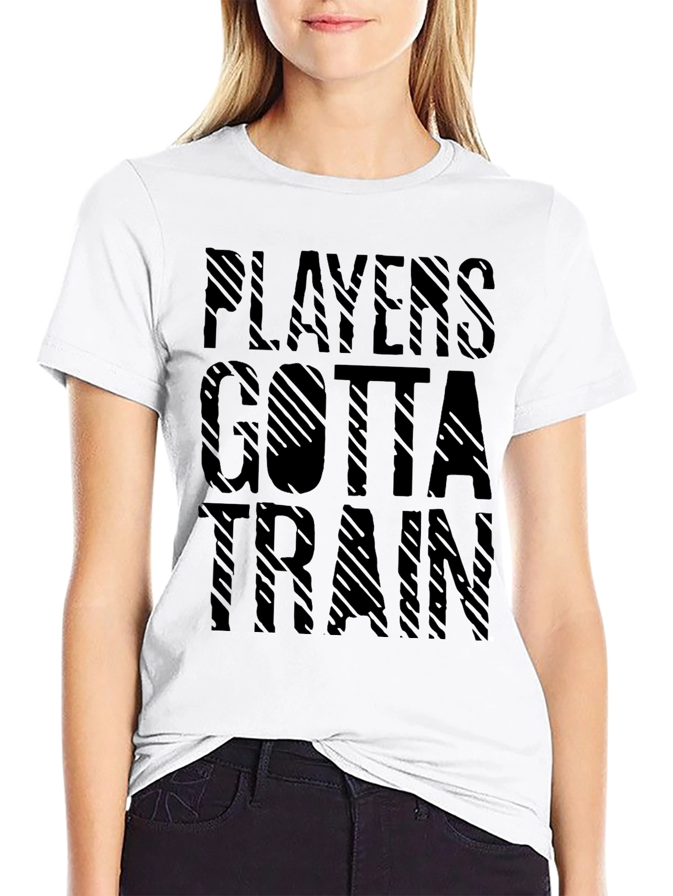 Players Gotta Train Black T-Shirt - Athletic Style