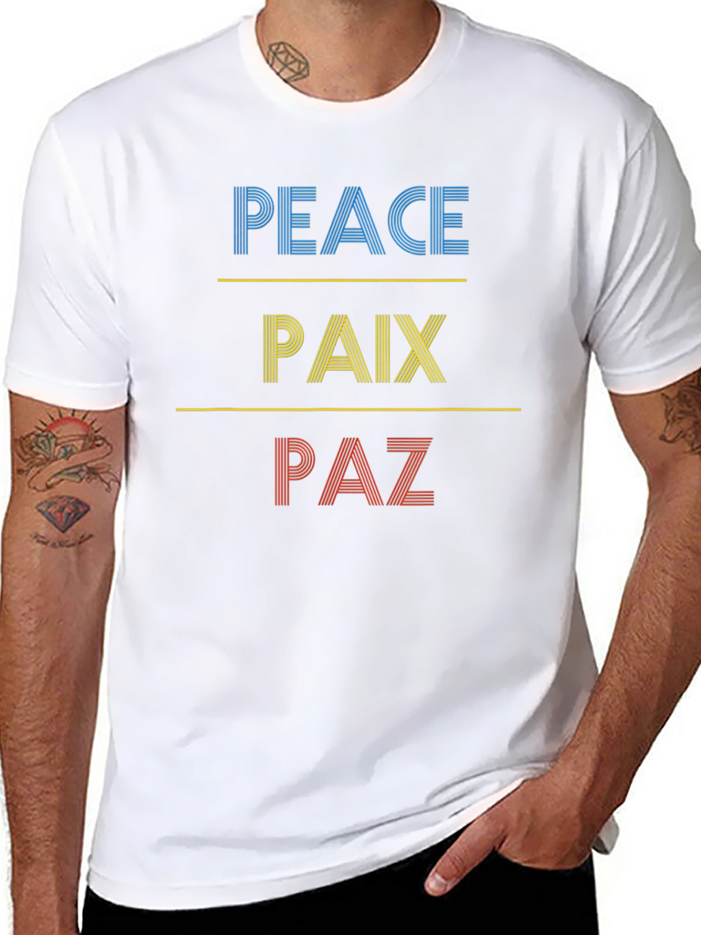 Peace T-Shirt - Multilingual Graphic Tee