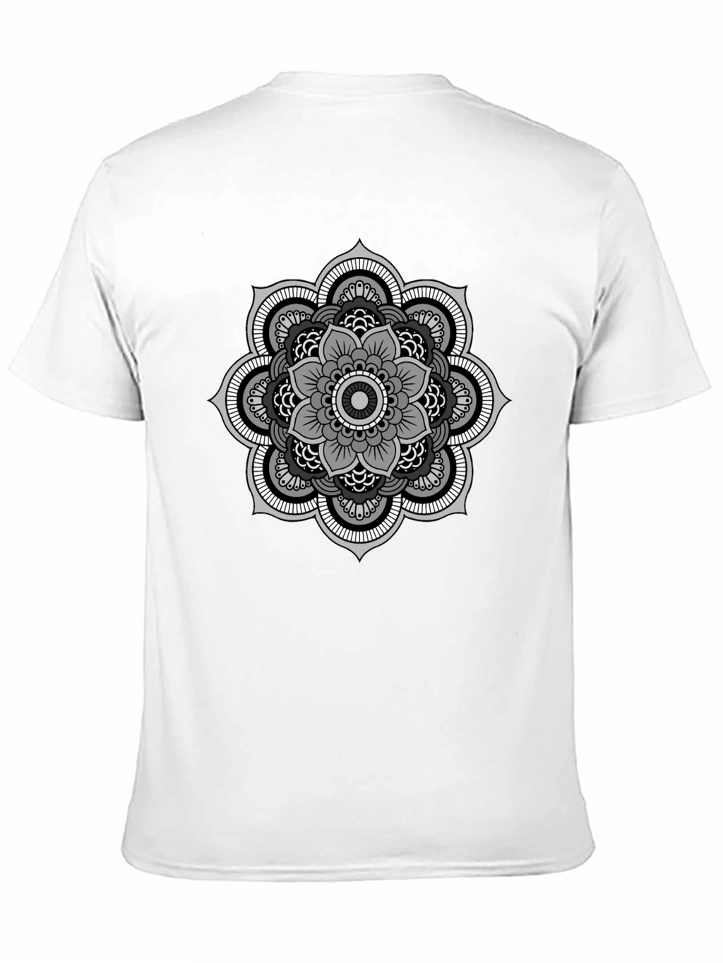 Mandala Graphic Tee - Stylish Mens Black T-Shirt