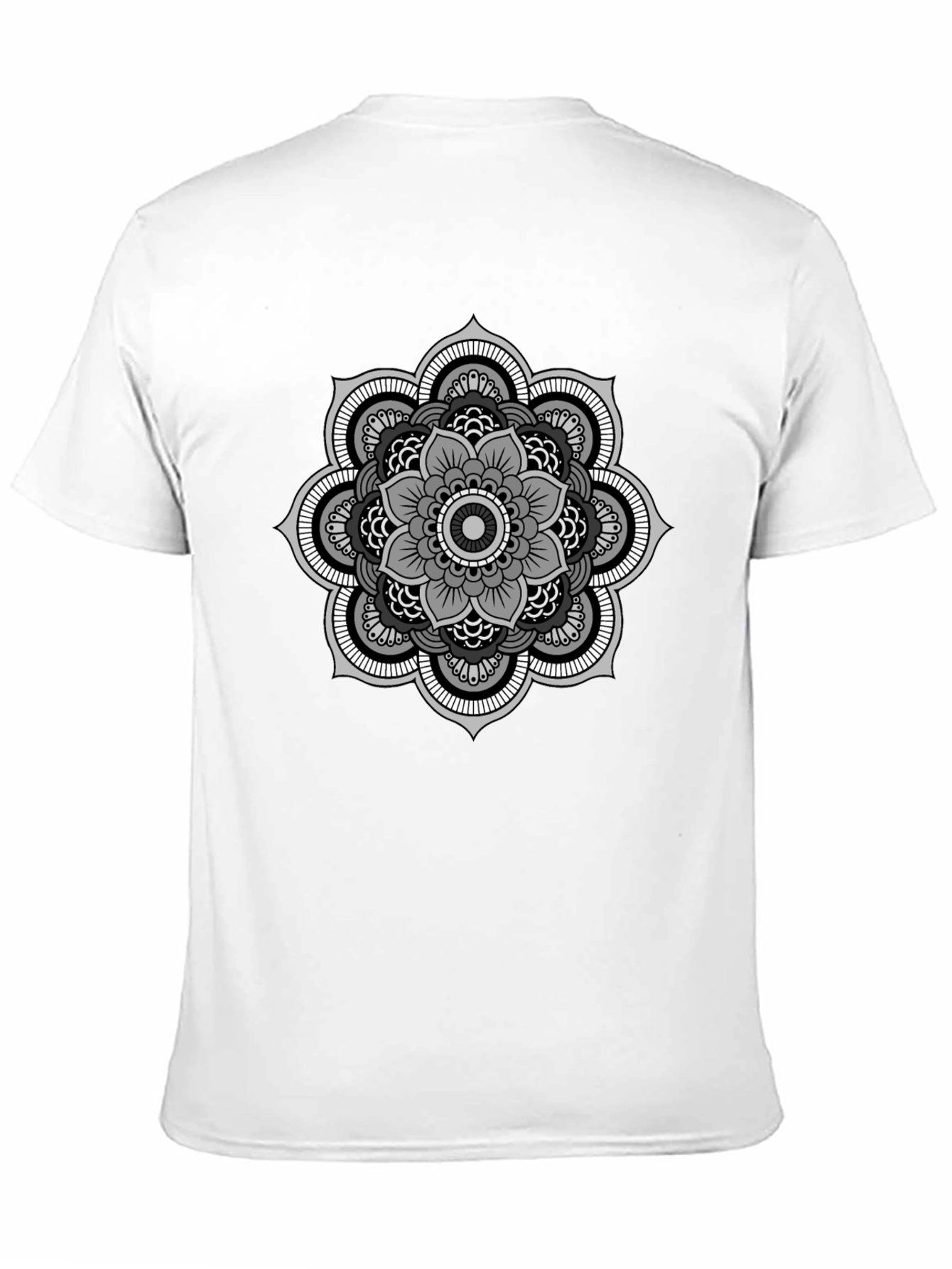 Mandala Graphic Tee - Stylish Mens Black T-Shirt