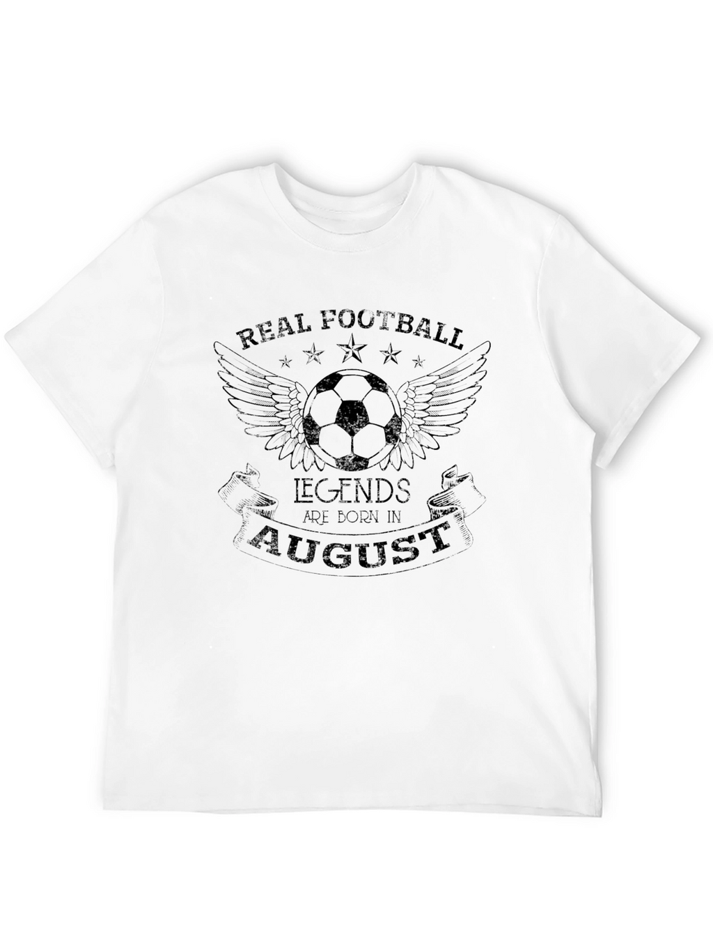 Real Football Legends Born in August T-Shirt