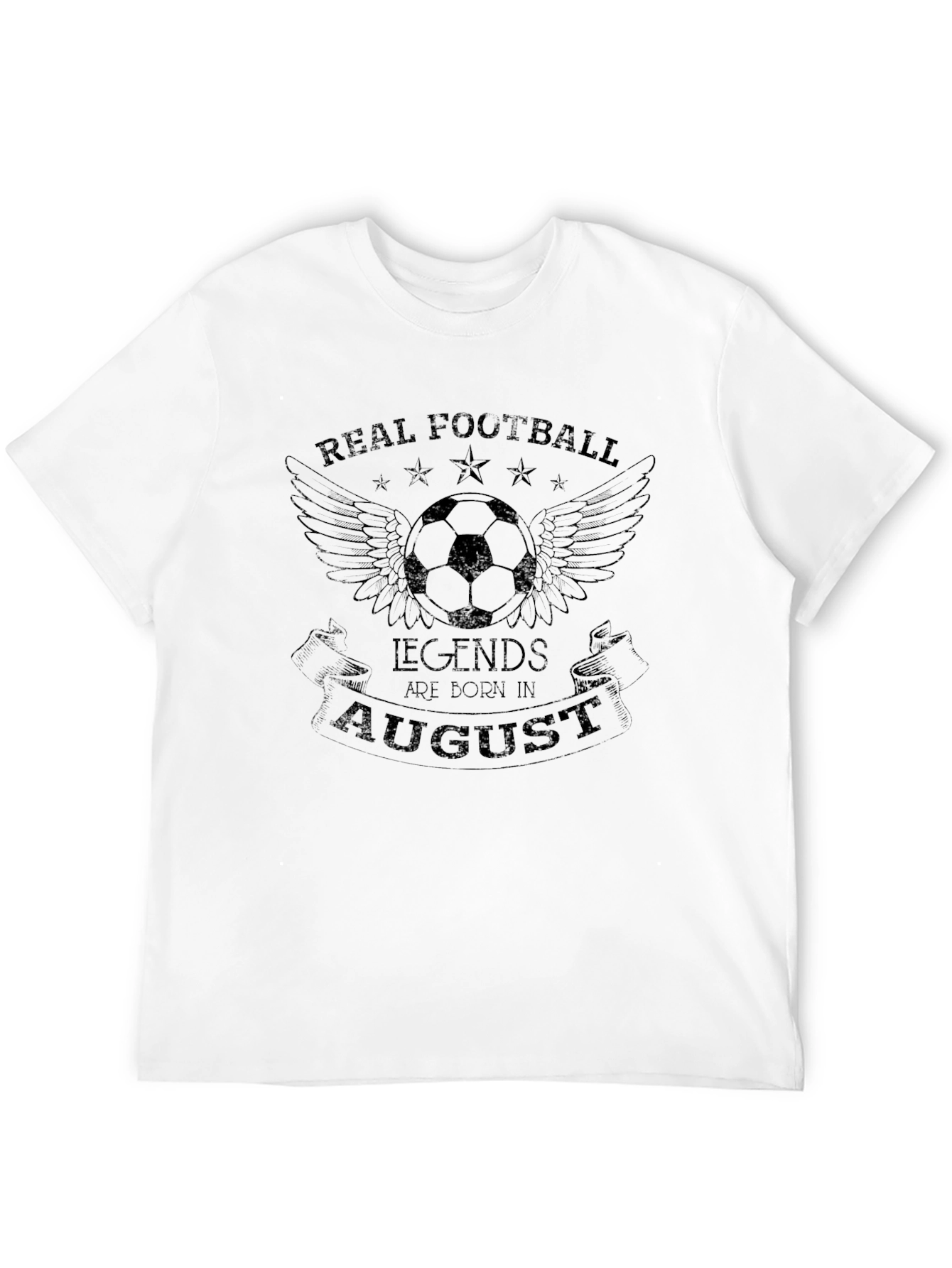 Real Football Legends Born in August T-Shirt