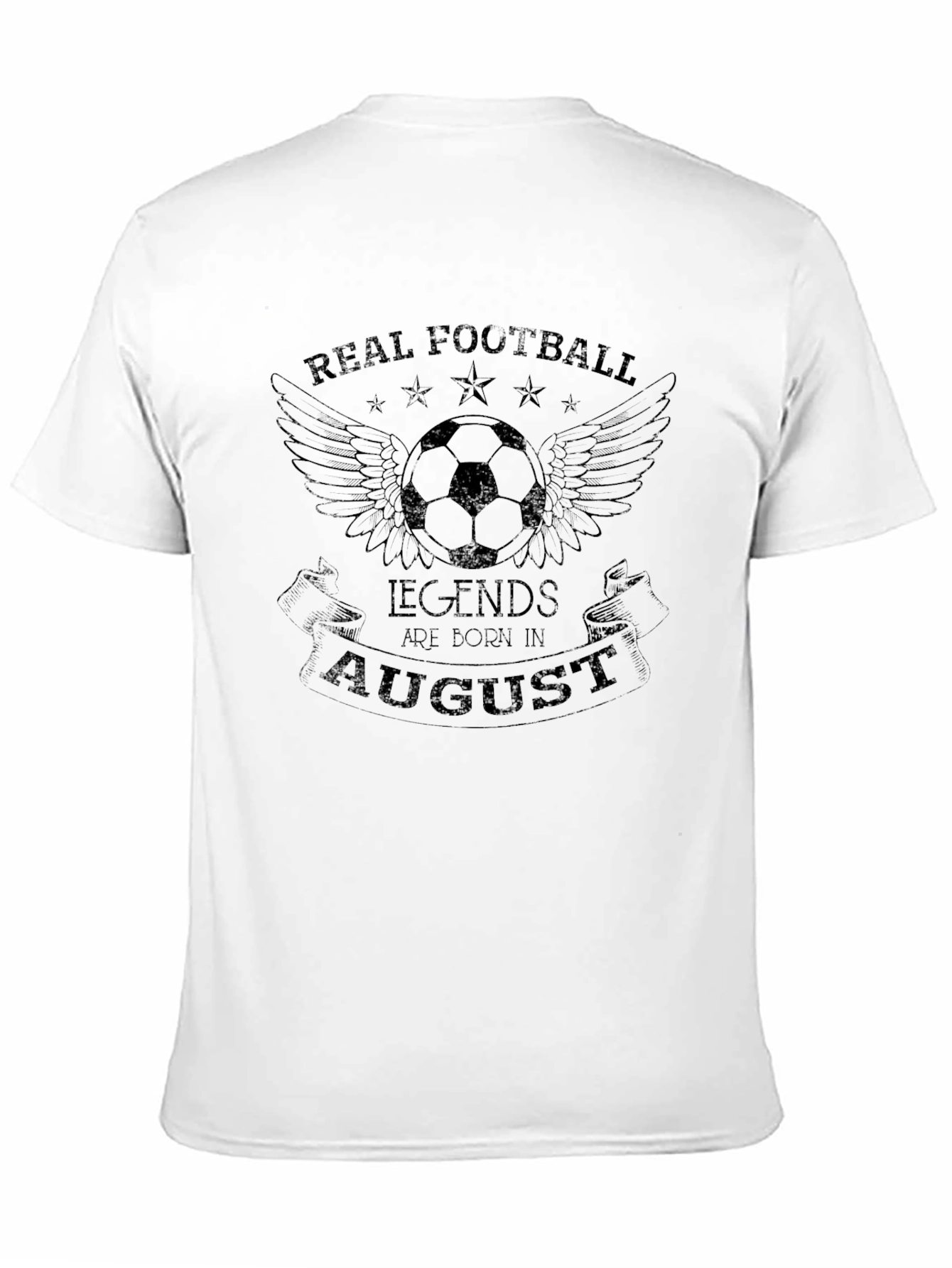 Real Football Legends Born in August T-Shirt