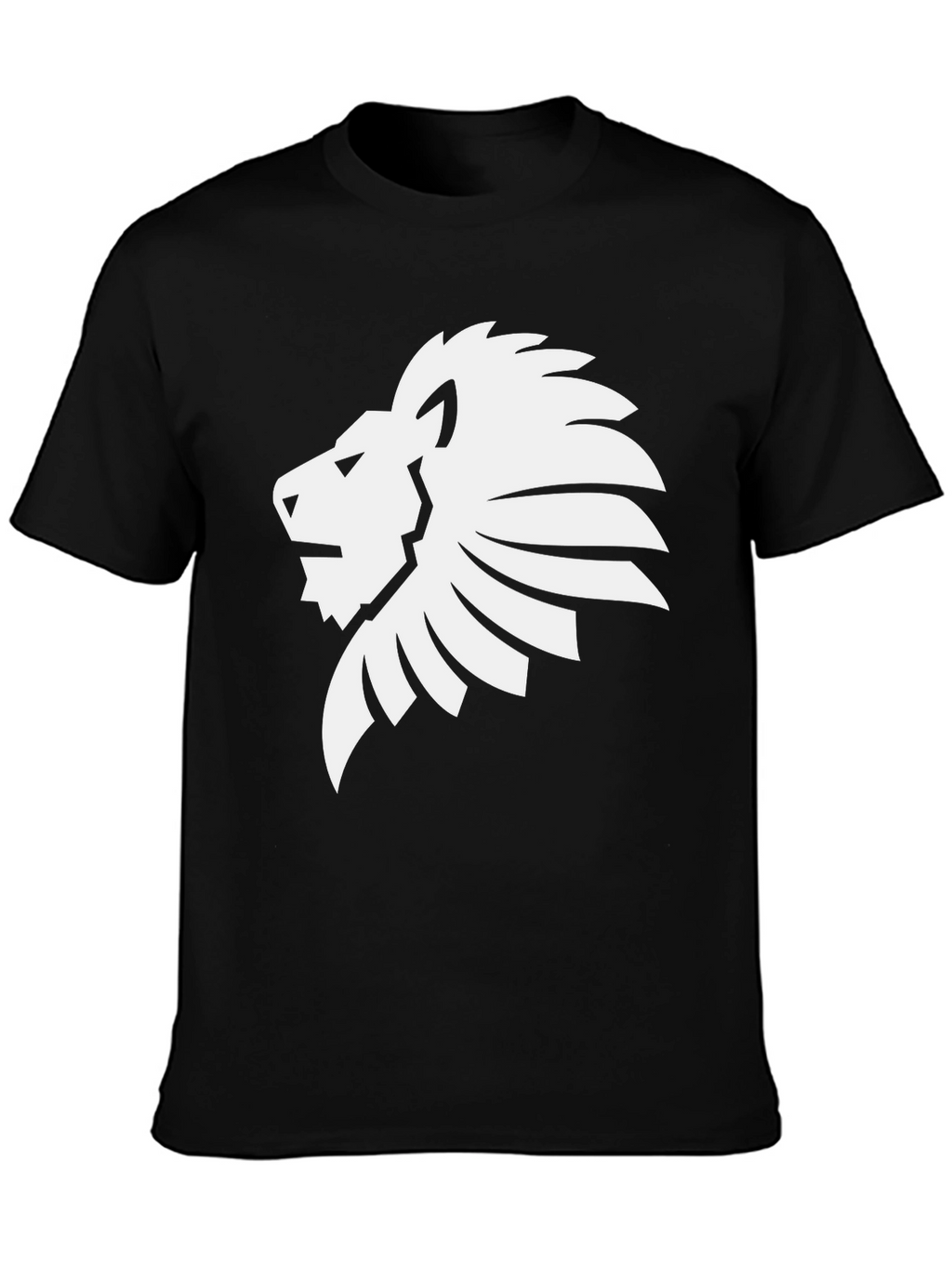 Black Lion Graphic Tee - Modern Style
