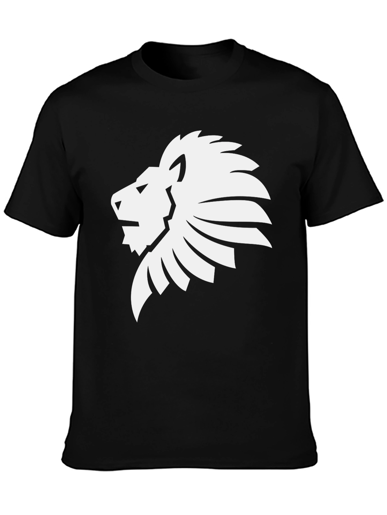 Black Lion Graphic Tee - Modern Style