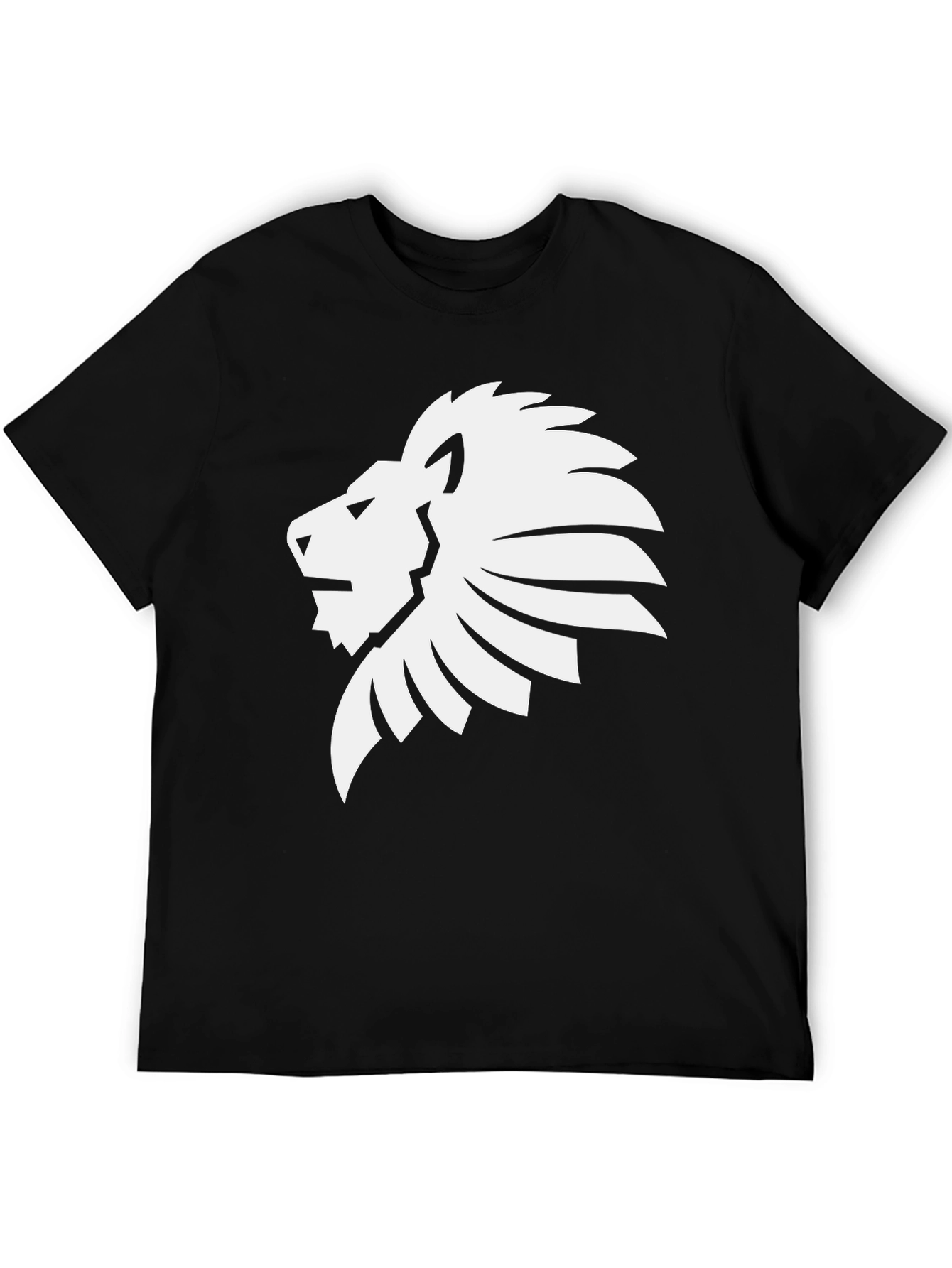 Black Lion Graphic Tee - Modern Style