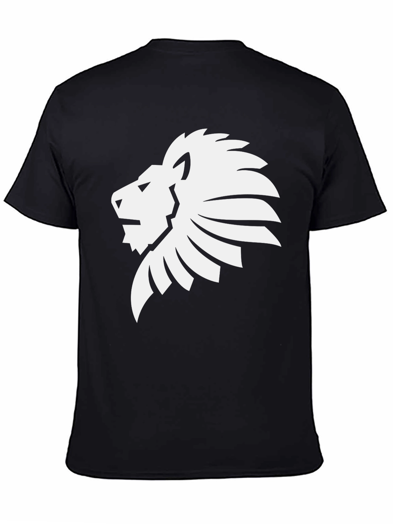 Black Lion Graphic Tee - Modern Style