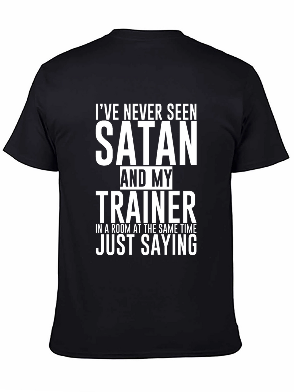 Satan & Trainer Funny Graphic Tee