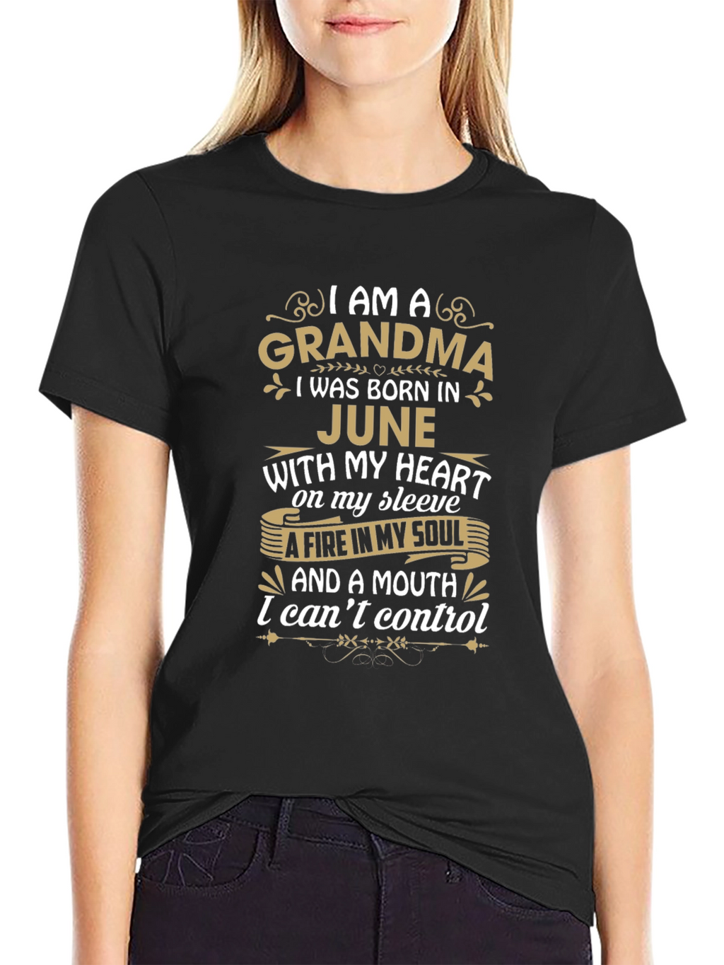 Grandma June Birthday Gift T-Shirt