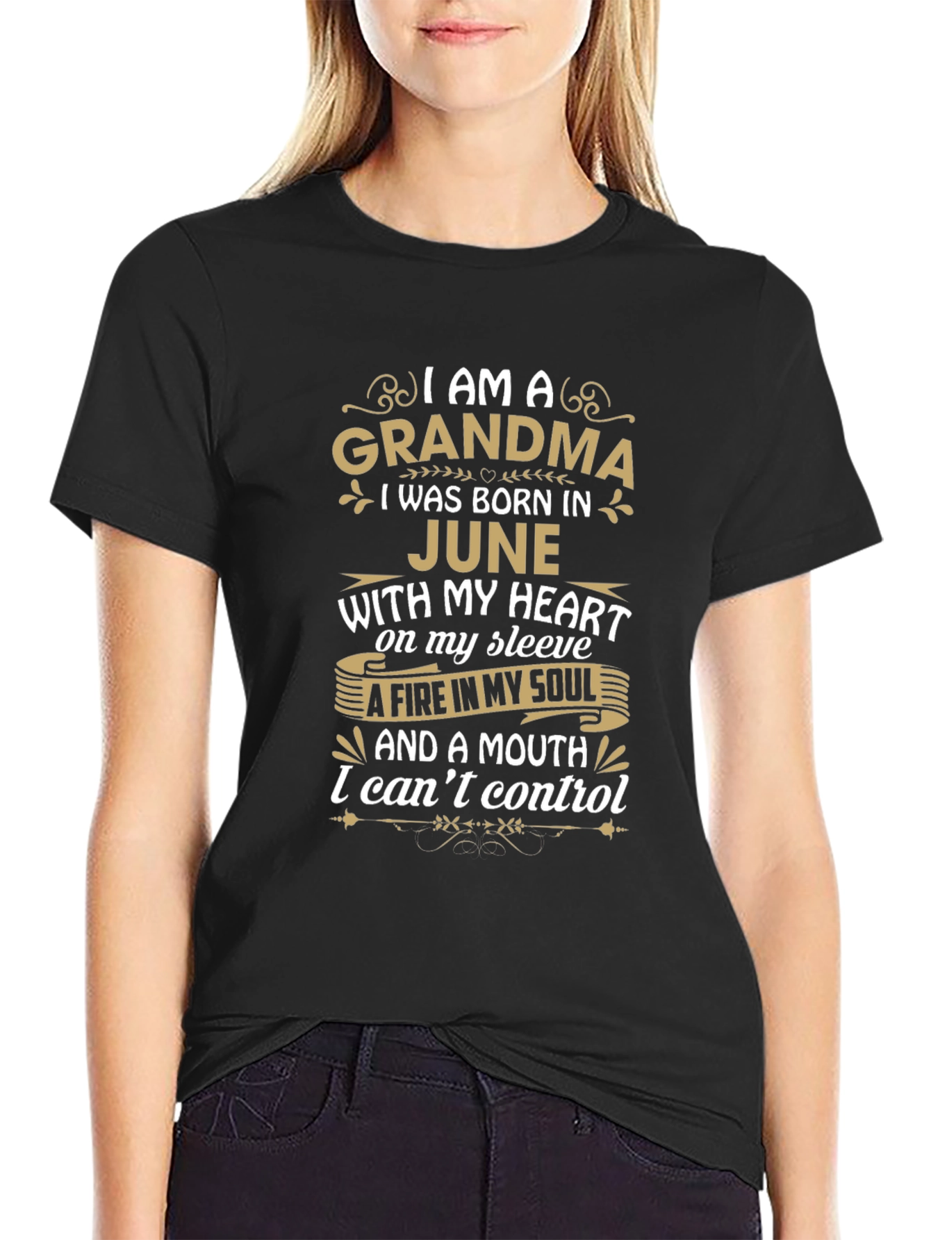 Grandma June Birthday Gift T-Shirt