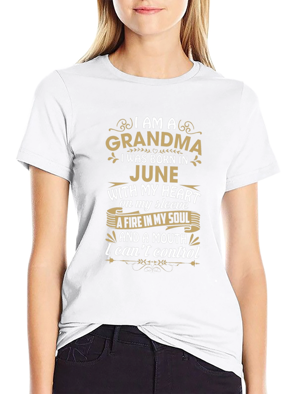 Grandma June Birthday Gift T-Shirt